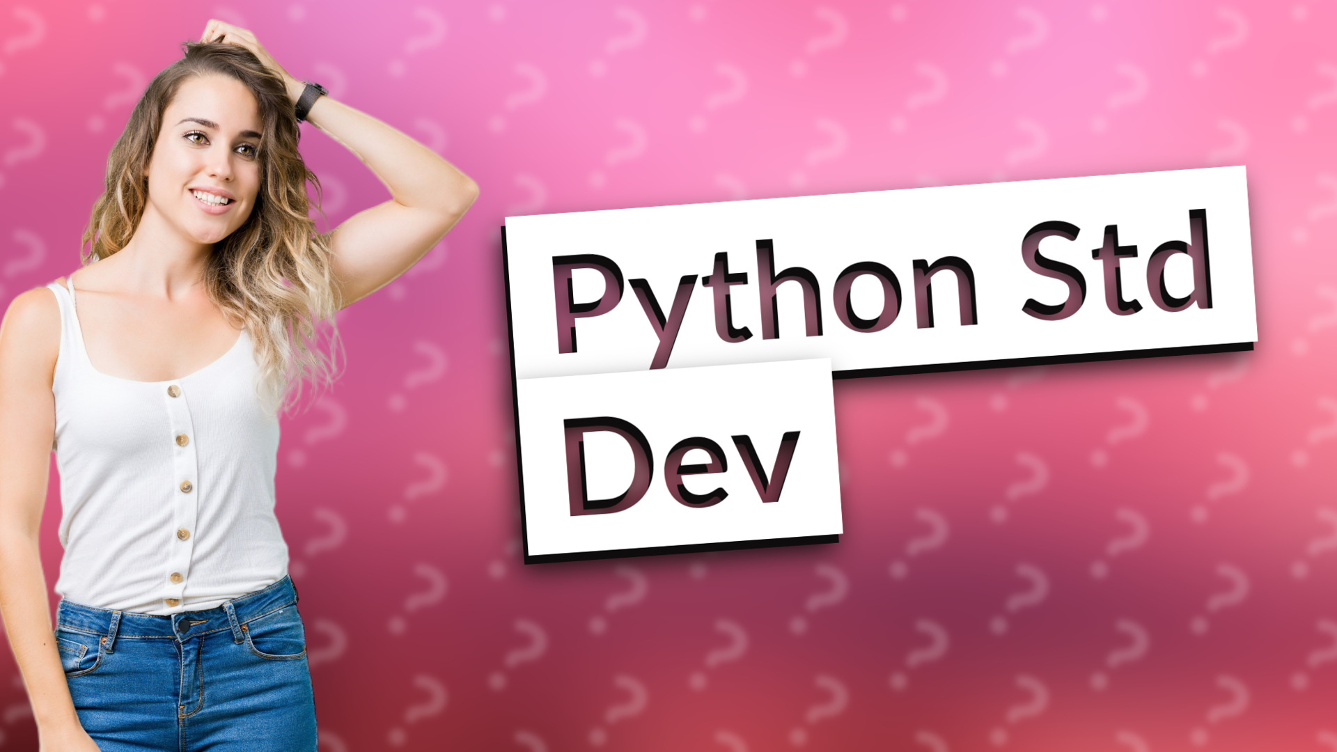 Python Std Dev