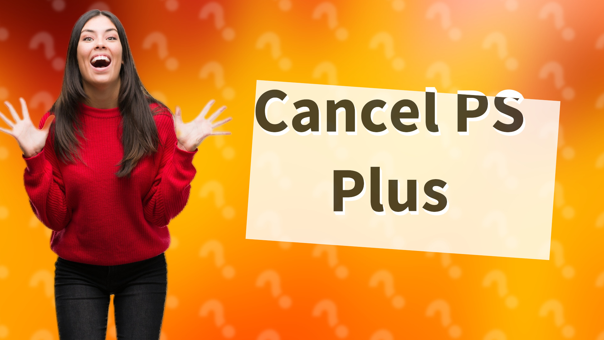 Cancel PS Plus