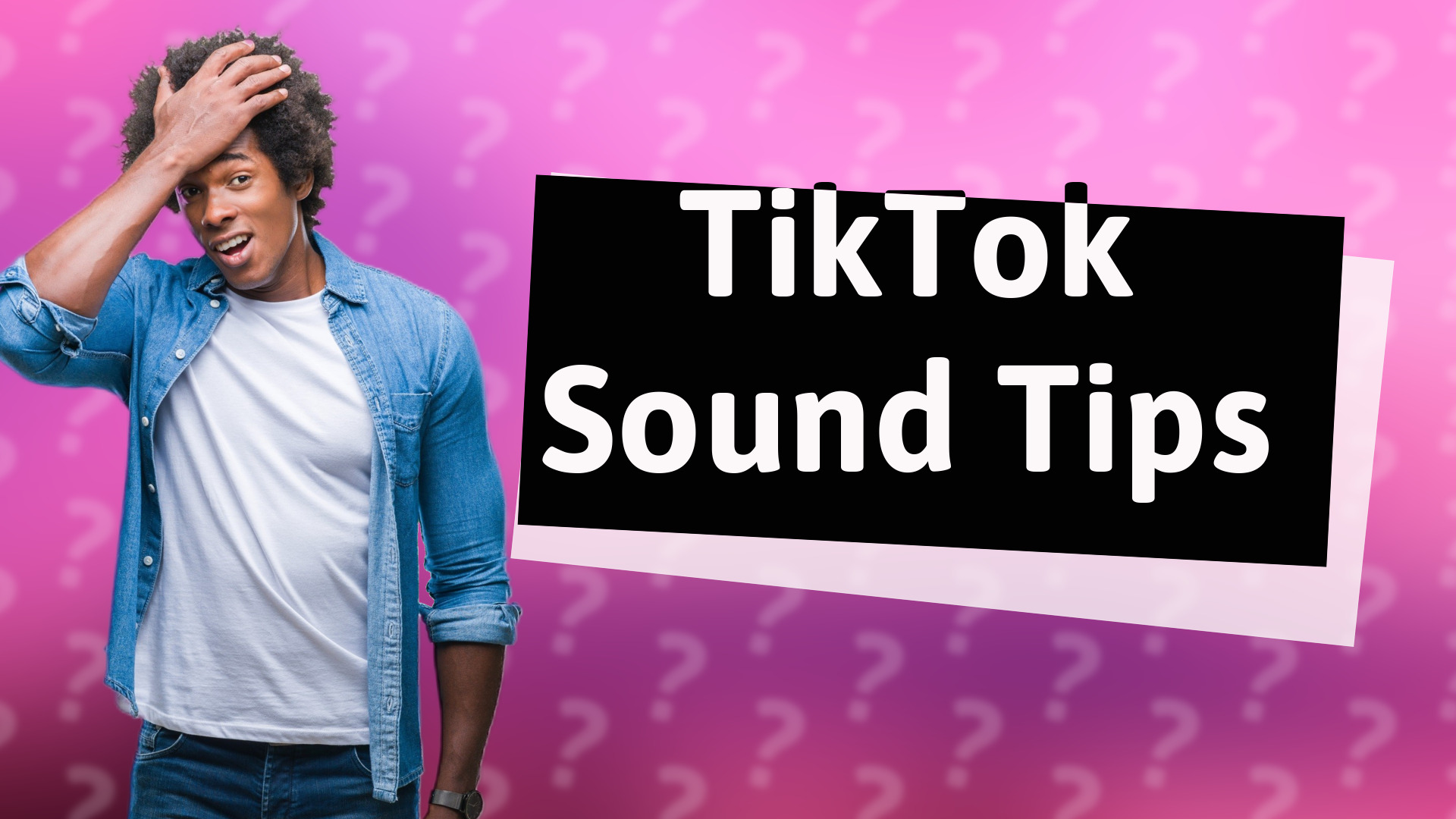 TikTok Sound Tips