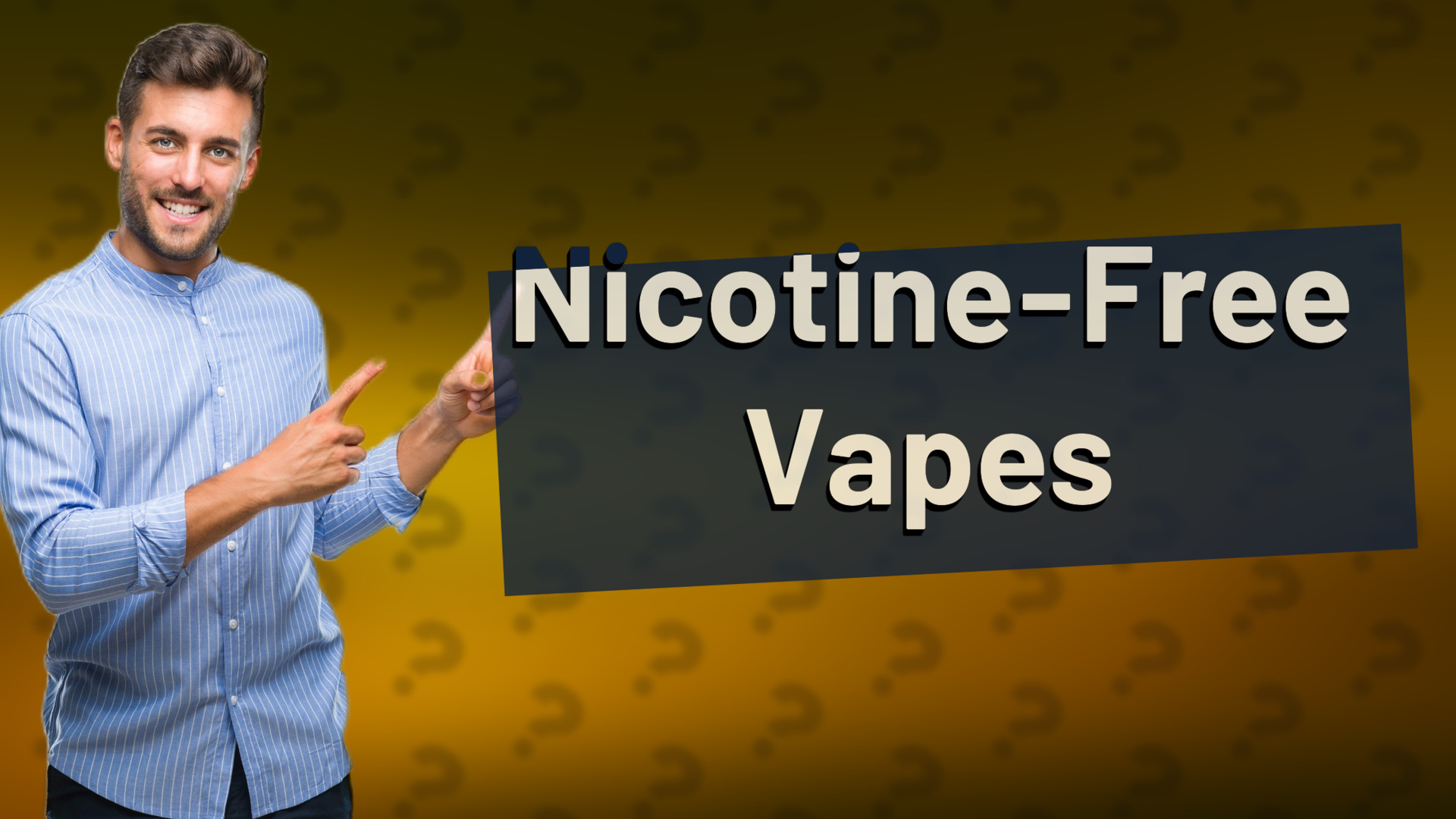 Nicotine-Free Vapes
