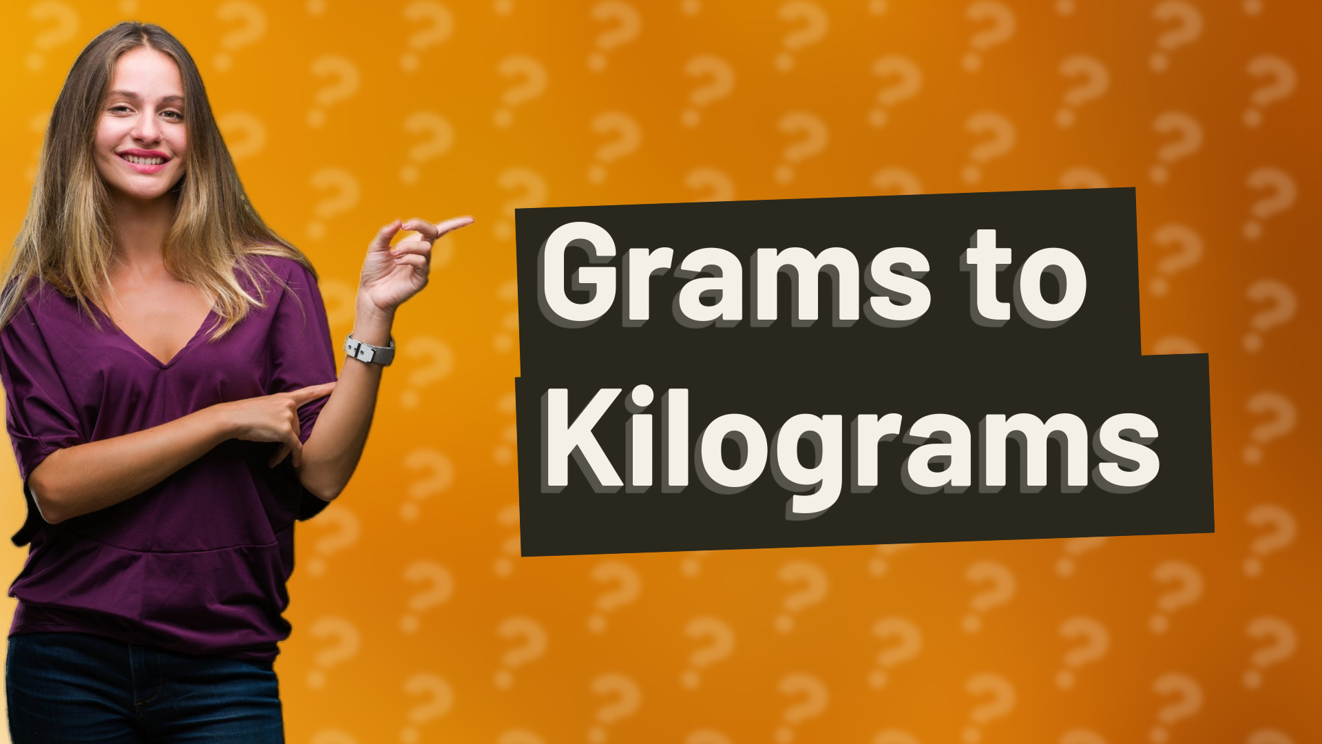 Grams to Kilograms
