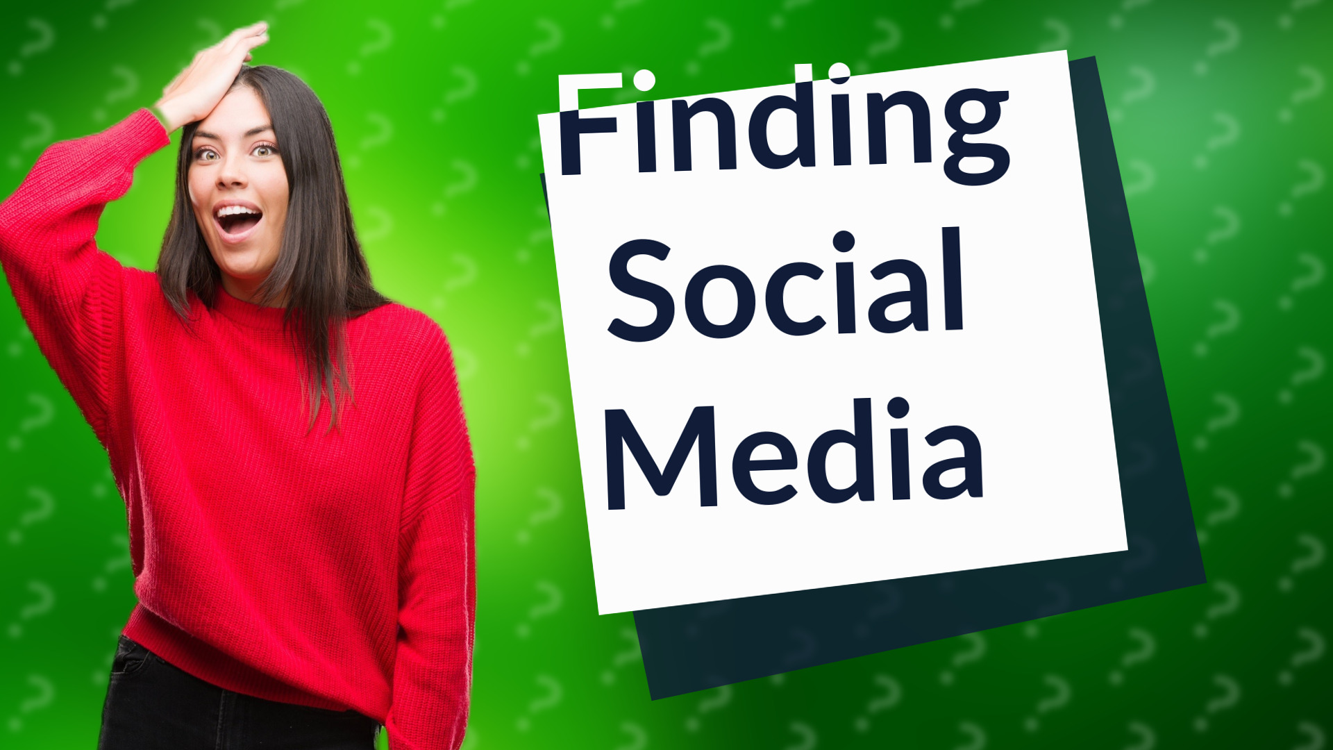Finding Social Media