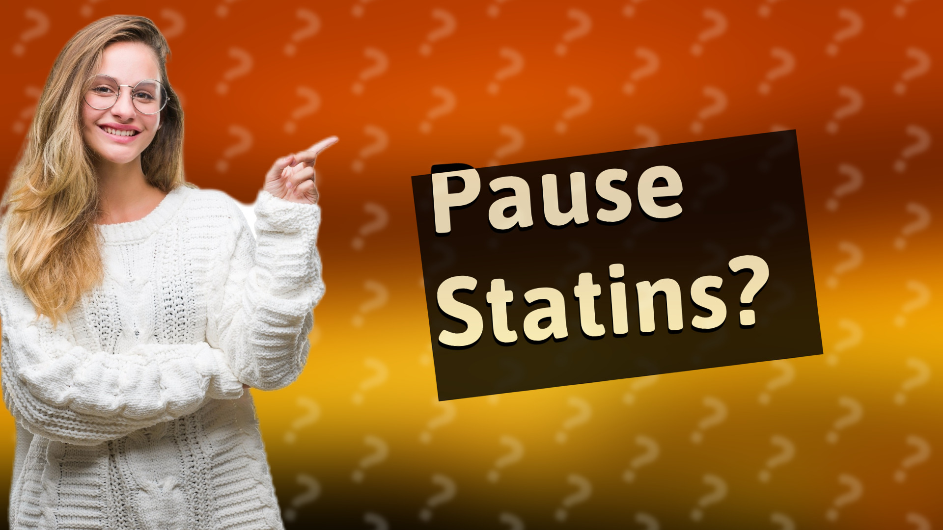 Pause Statins?