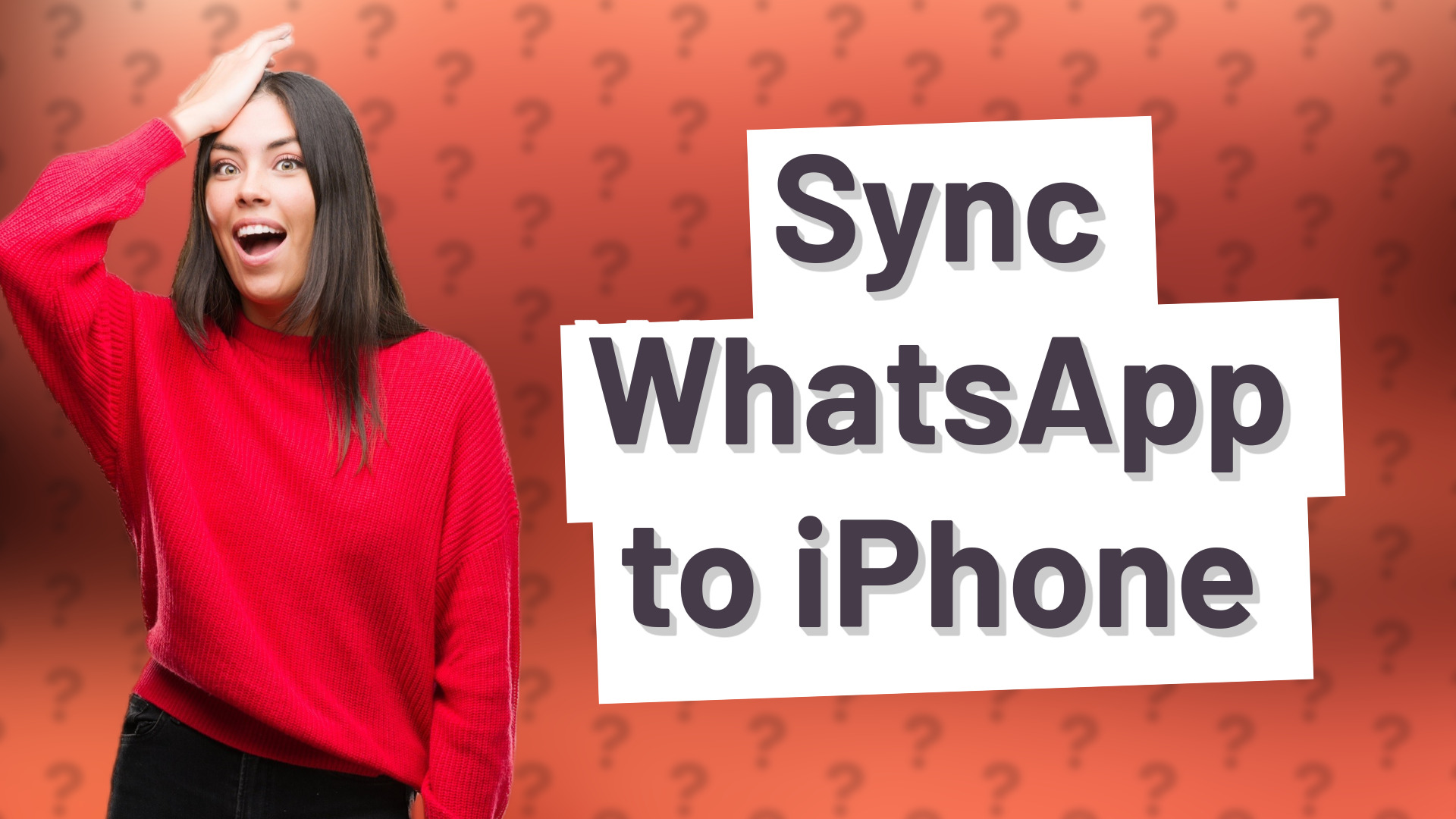 Sync WhatsApp to iPhone