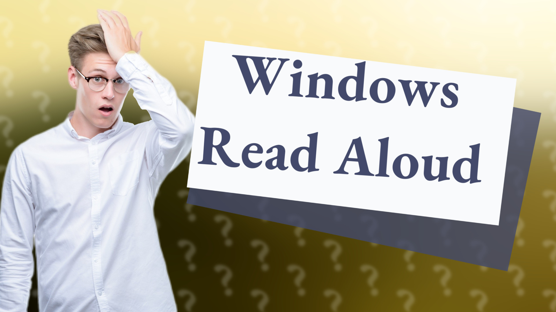 Windows Read Aloud