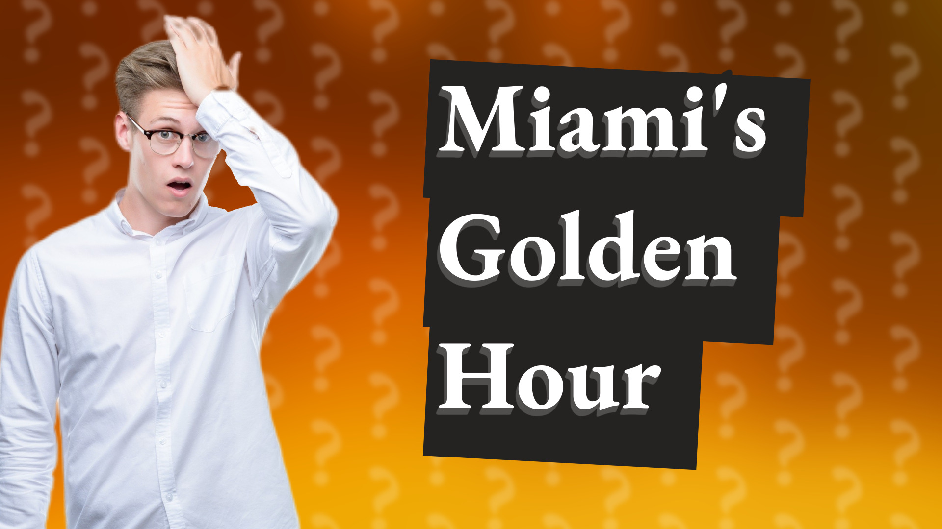 Miami's Golden Hour