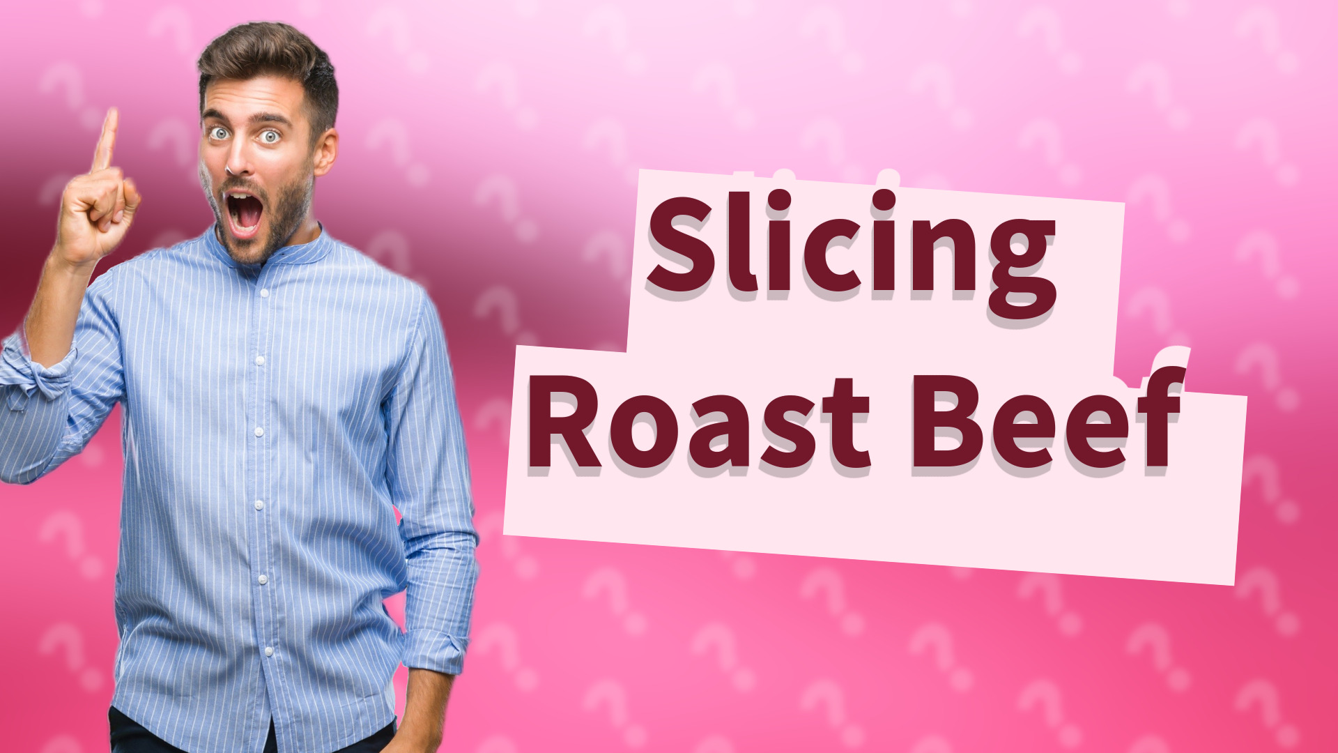 Slicing Roast Beef