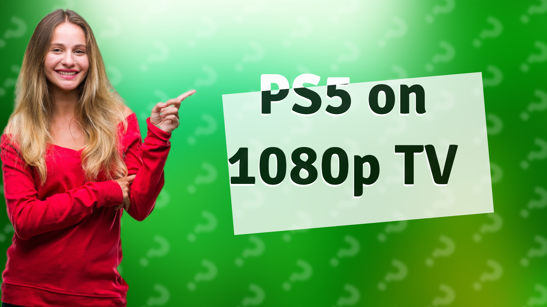 PS5 on 1080p TV