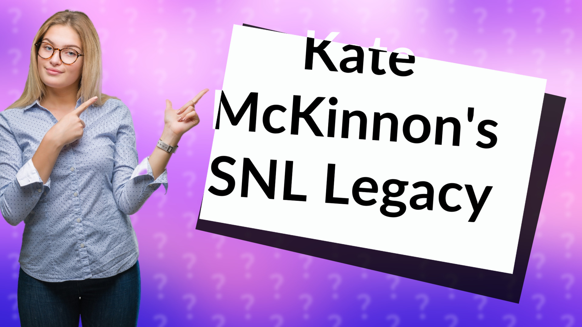 Kate McKinnon's SNL Legacy