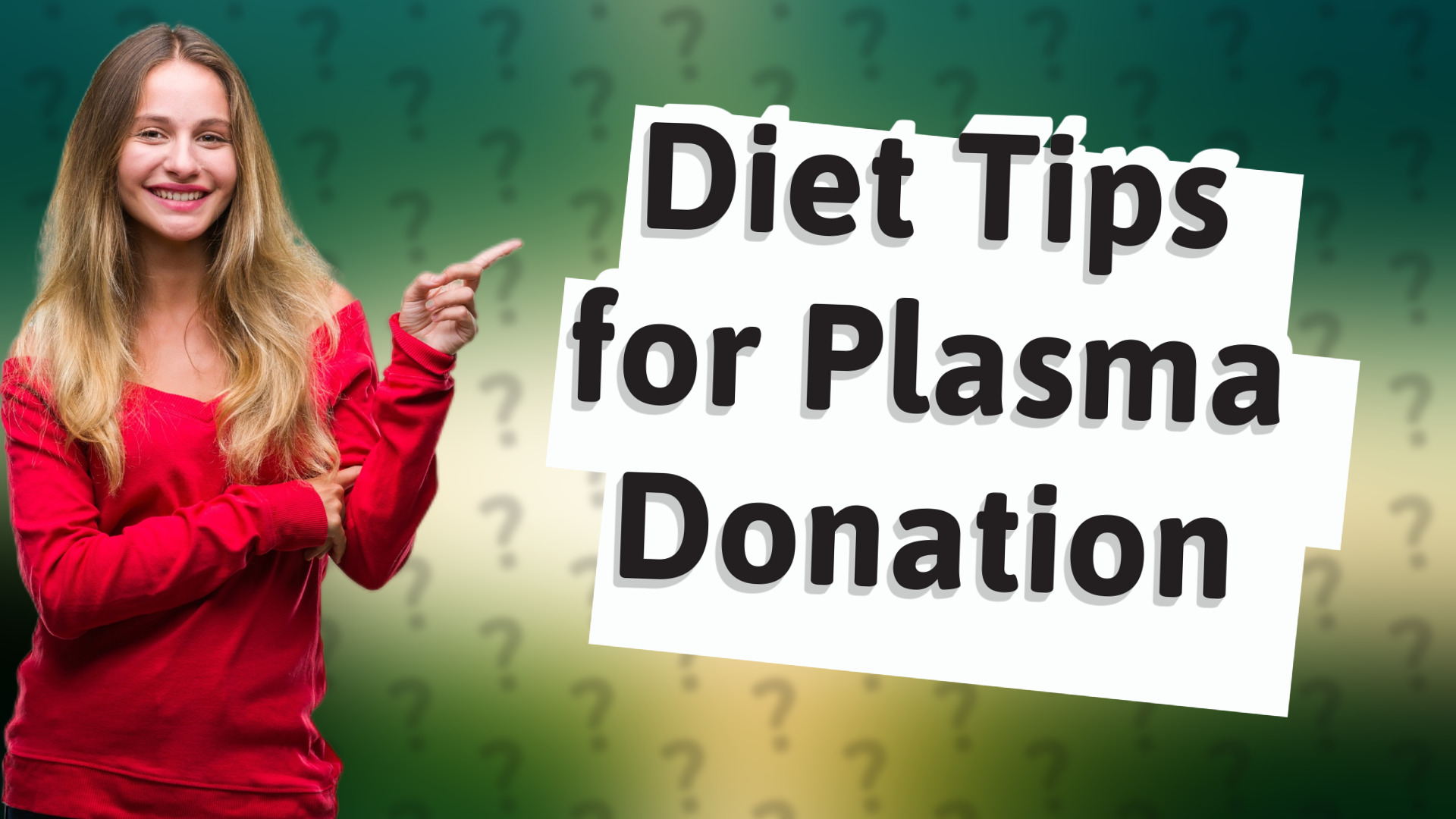Diet Tips for Plasma Donation