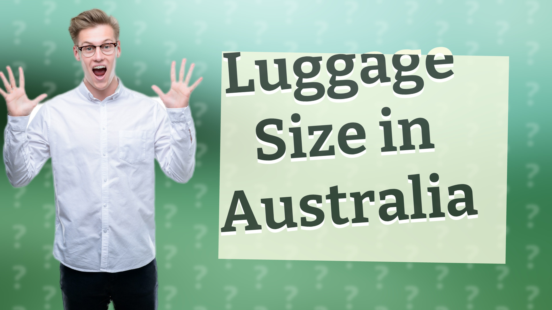 Luggage Size in Australia