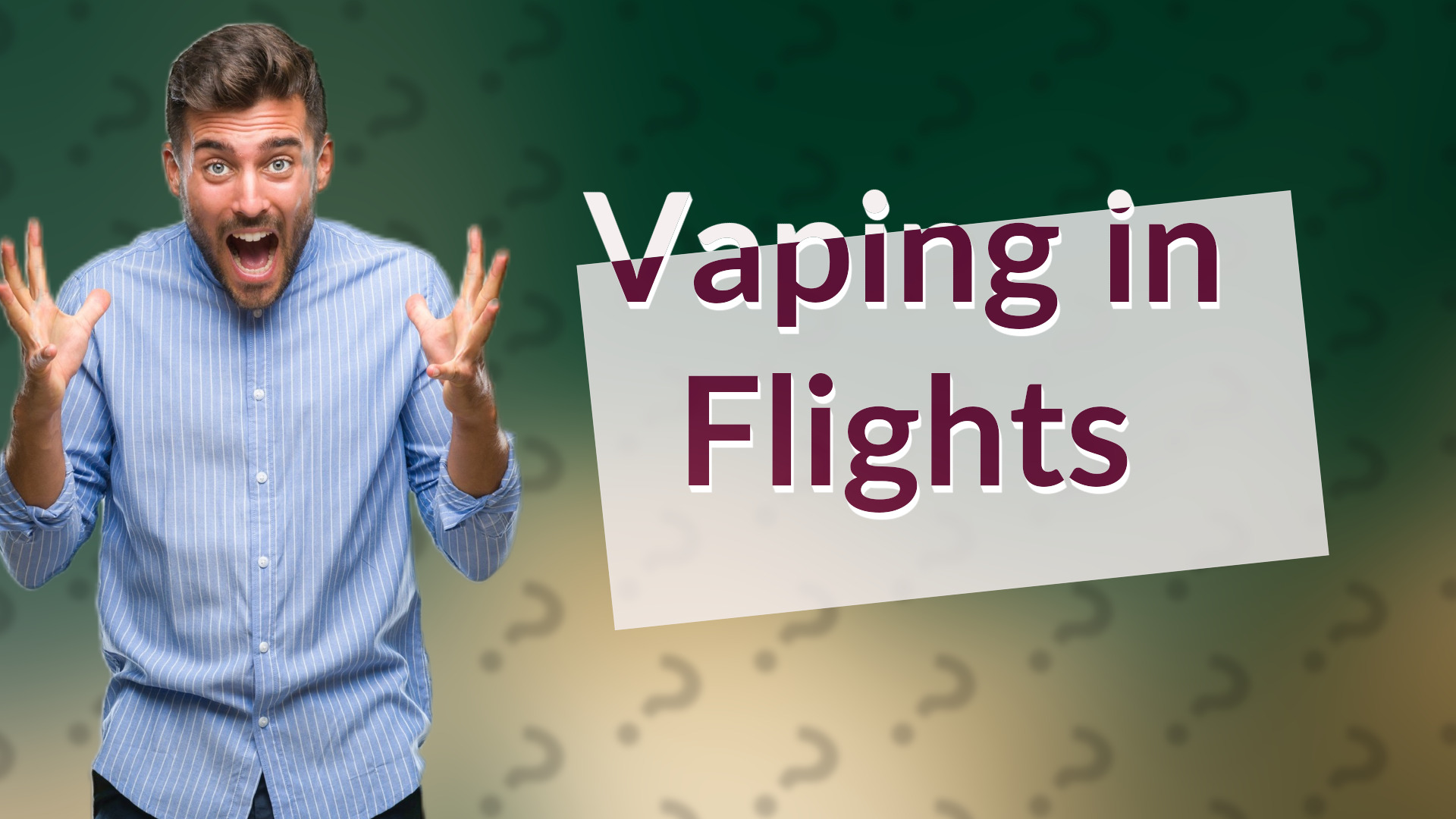 Vaping in Flights