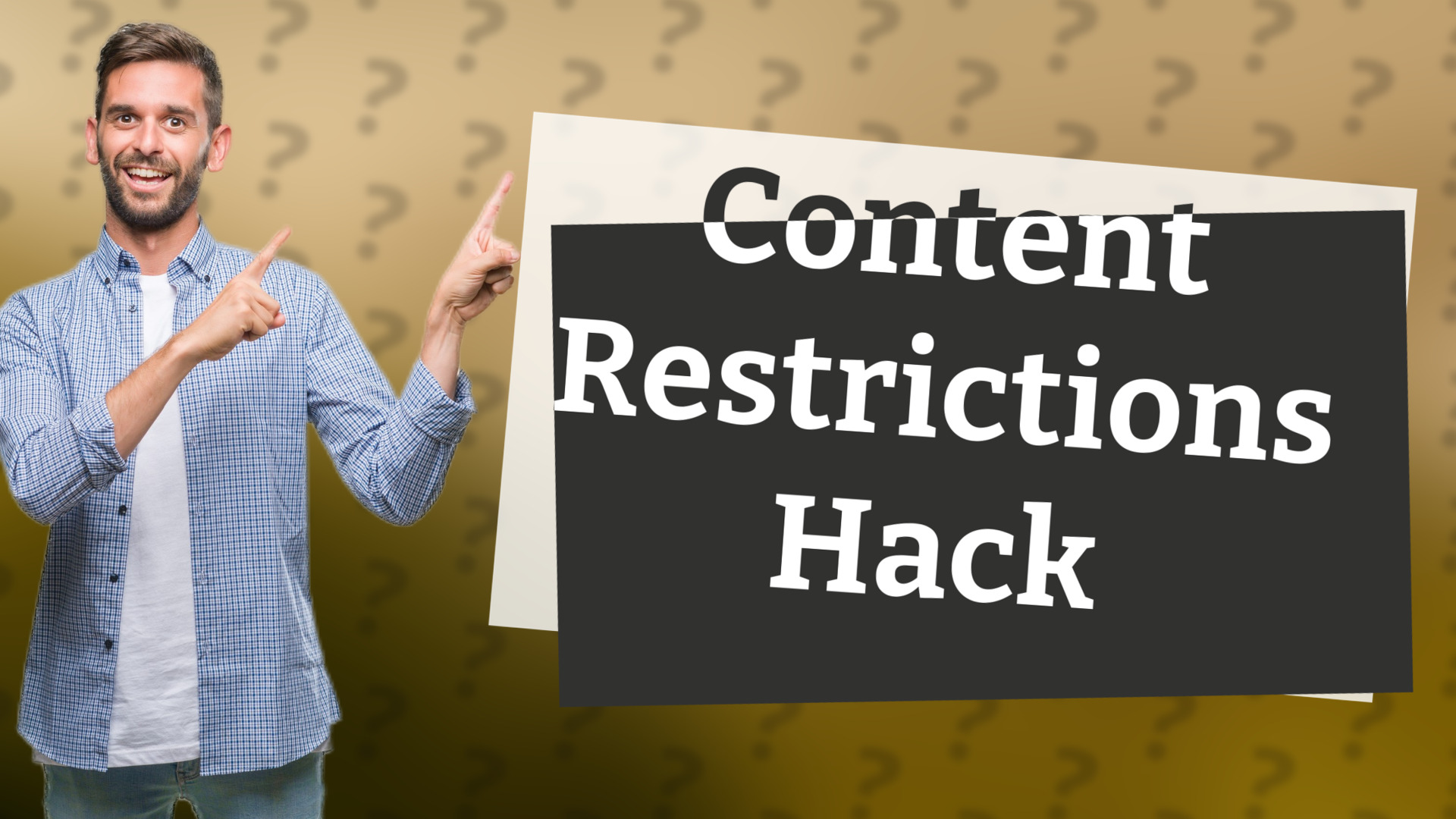 Content Restrictions Hack