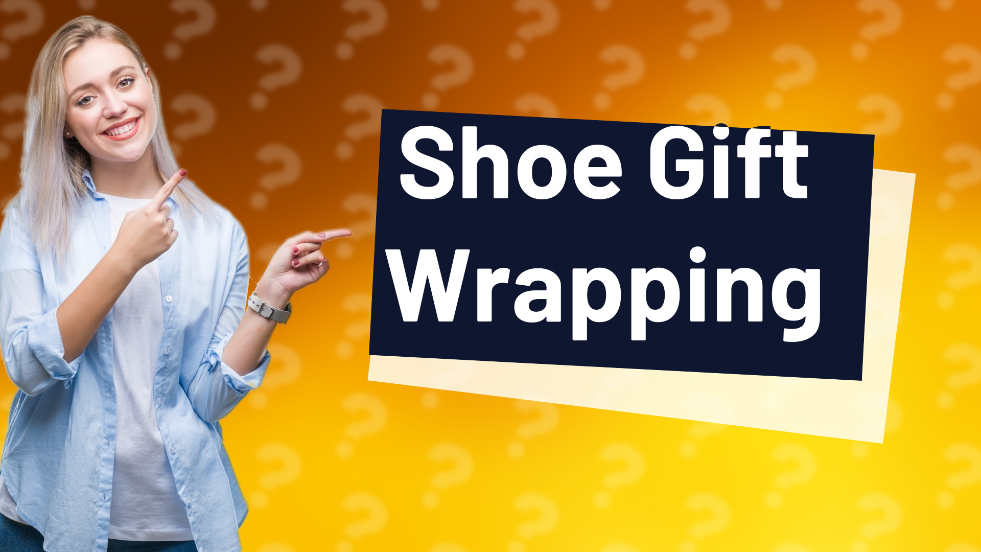 Shoe Gift Wrapping