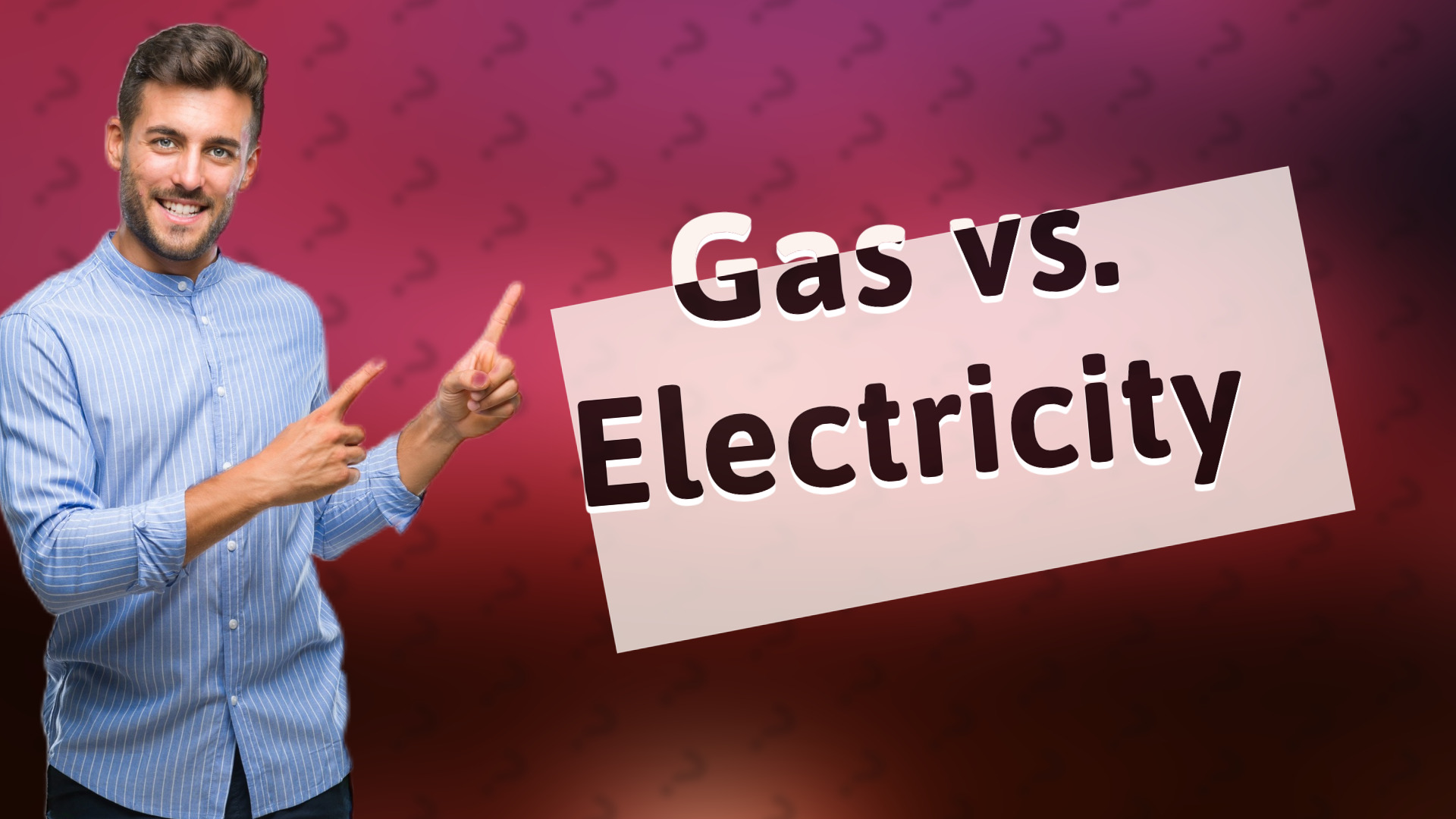 Gas vs. Electricity