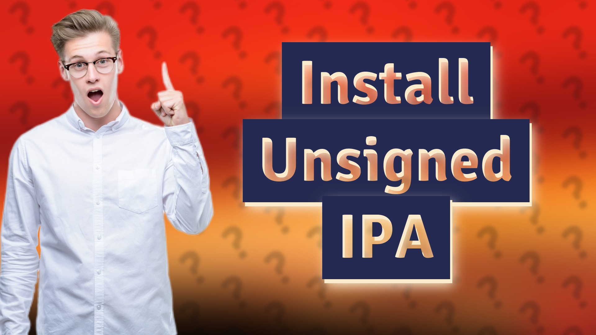 Install Unsigned IPA