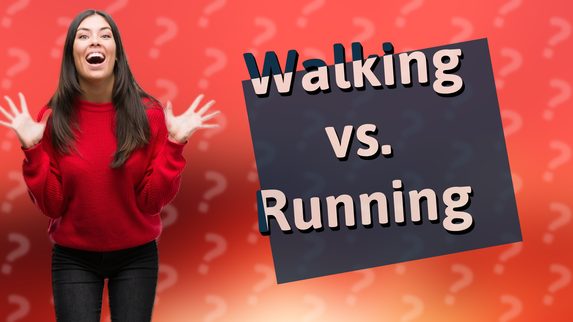 Walking vs. Running