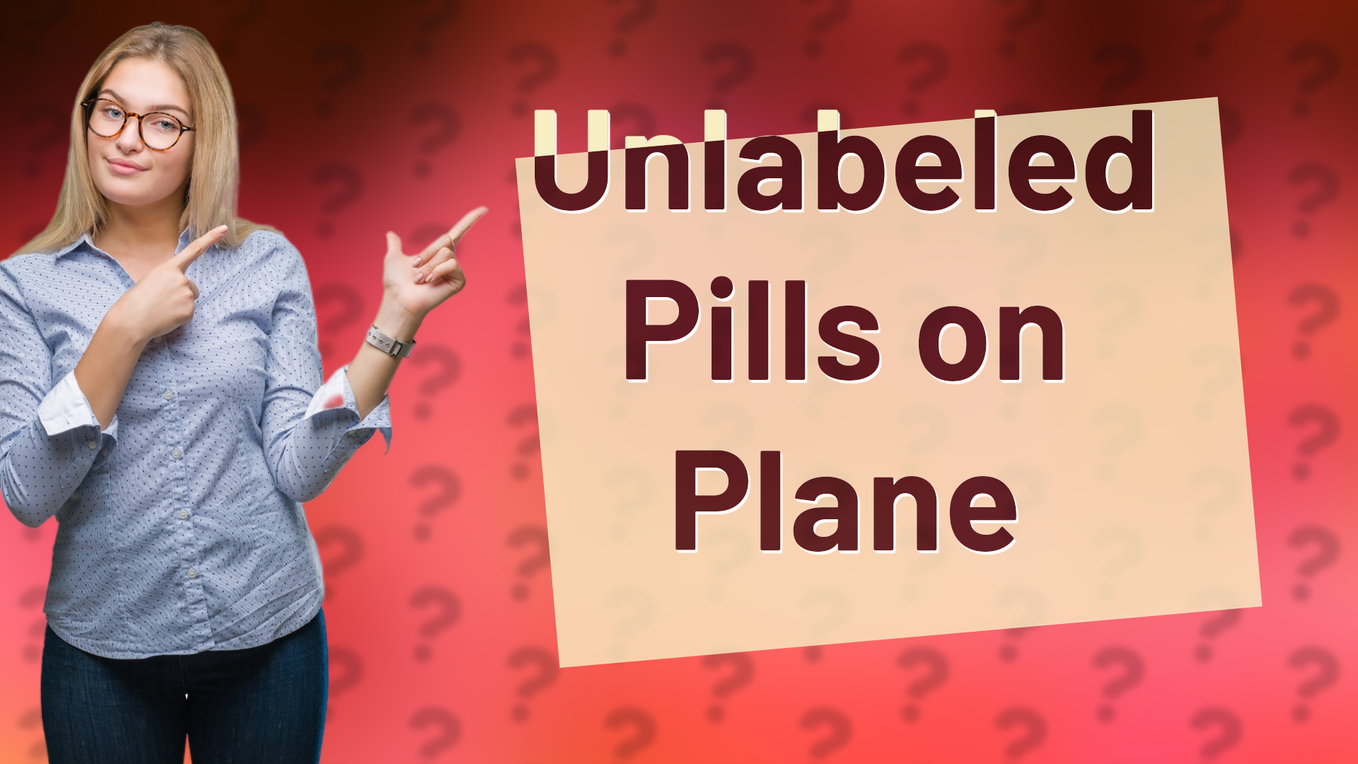 Unlabeled Pills on Plane