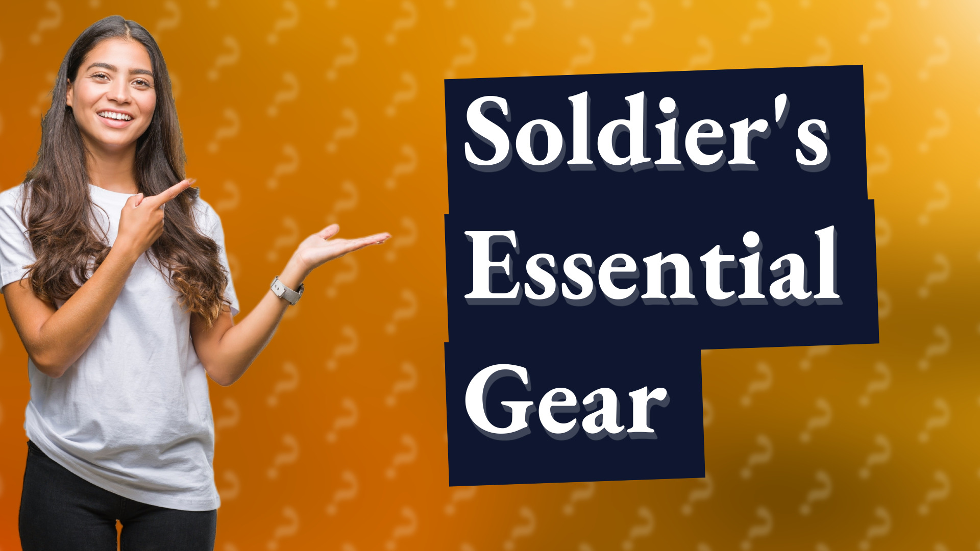 Soldier's Essential Gear