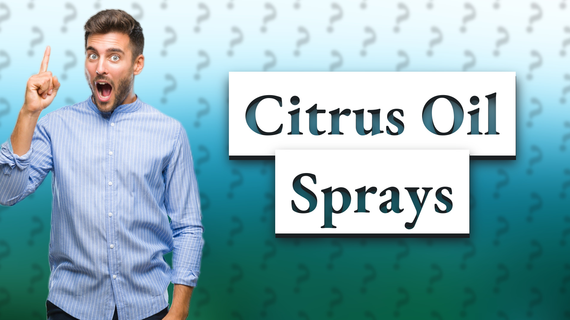 Citrus Oil Sprays