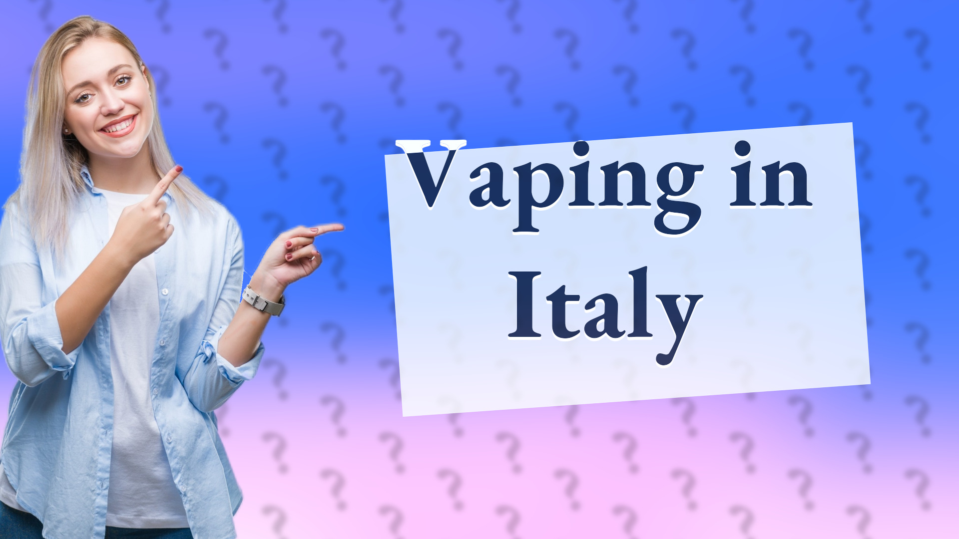 Vaping in Italy