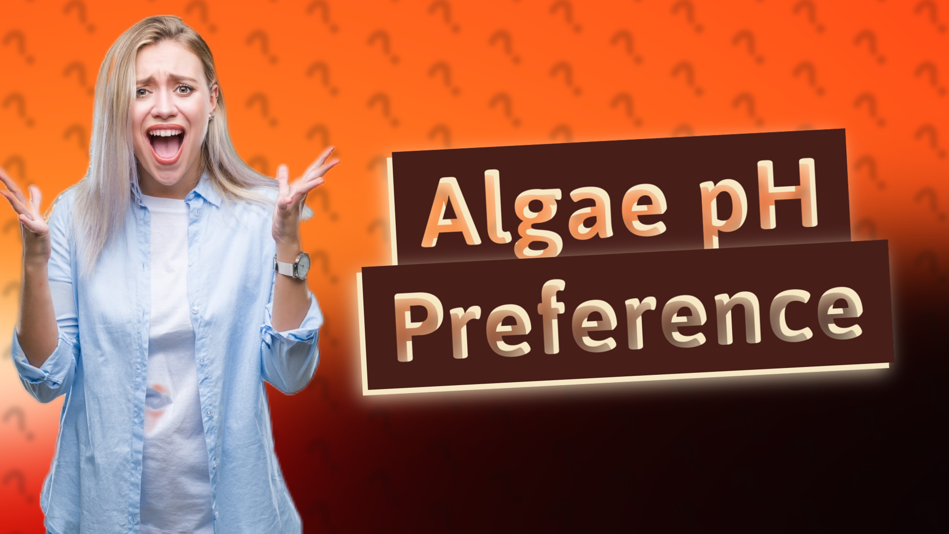 Algae pH Preference