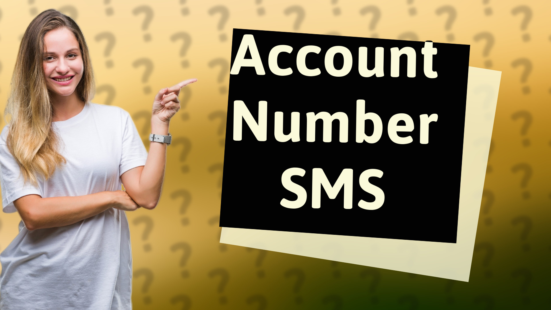 Account Number SMS