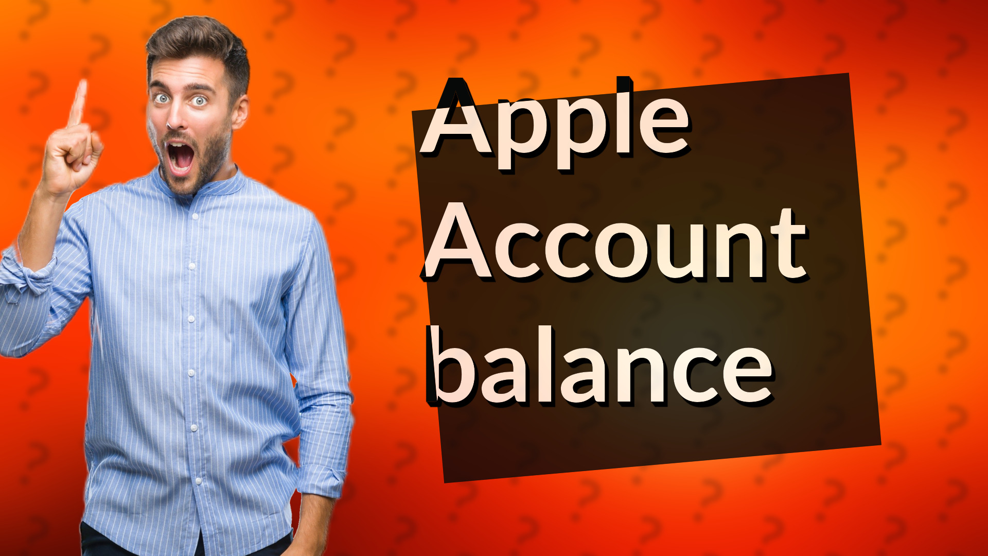 Apple Account balance