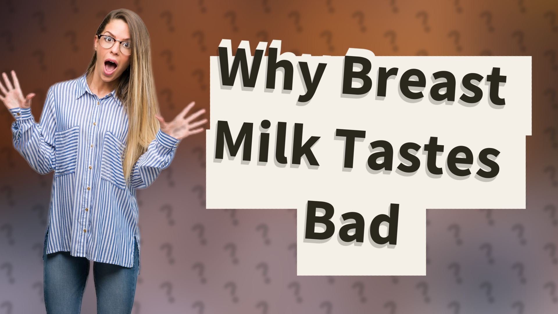 Why Breast Milk Tastes Bad