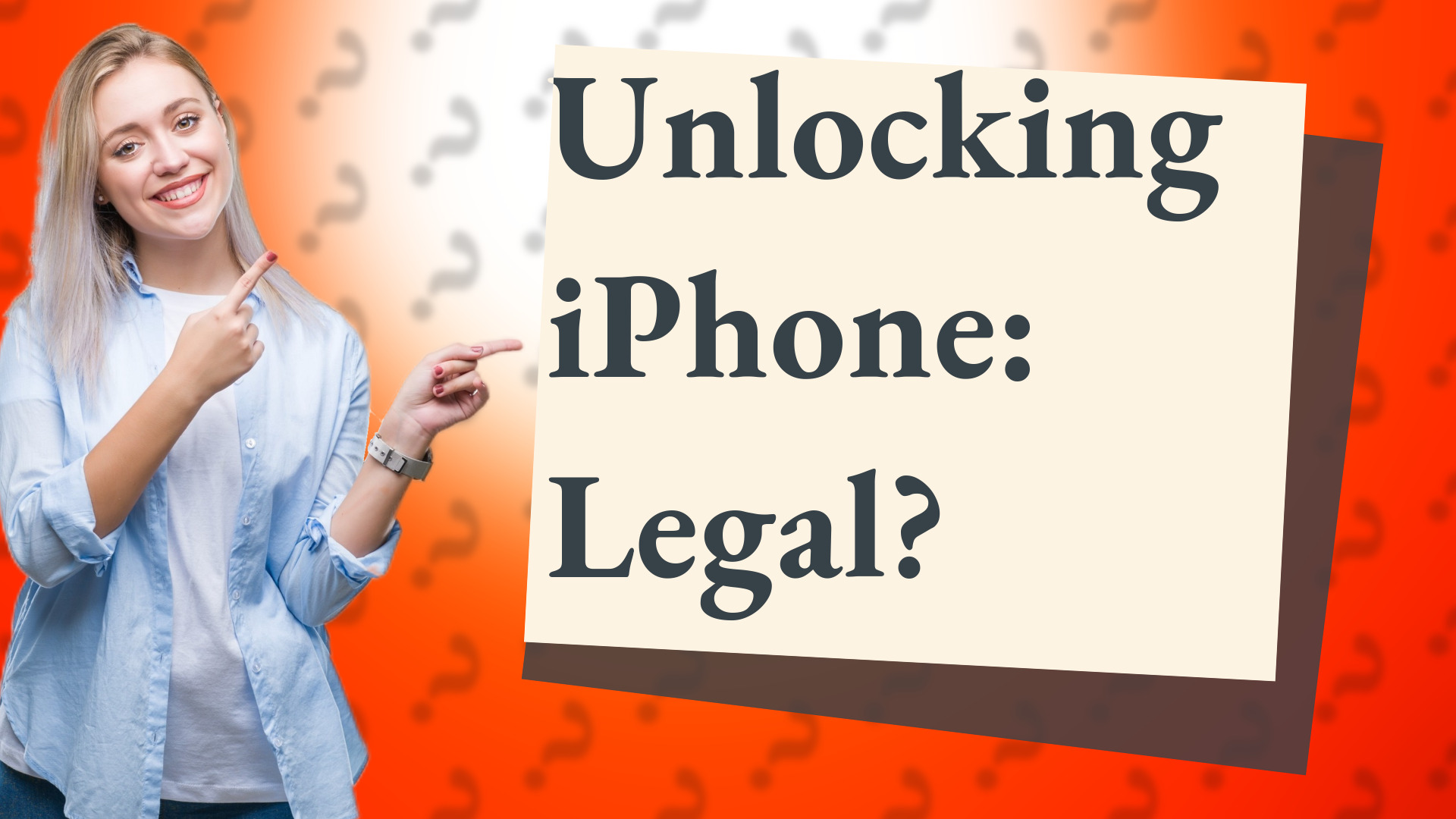 Unlocking iPhone: Legal?
