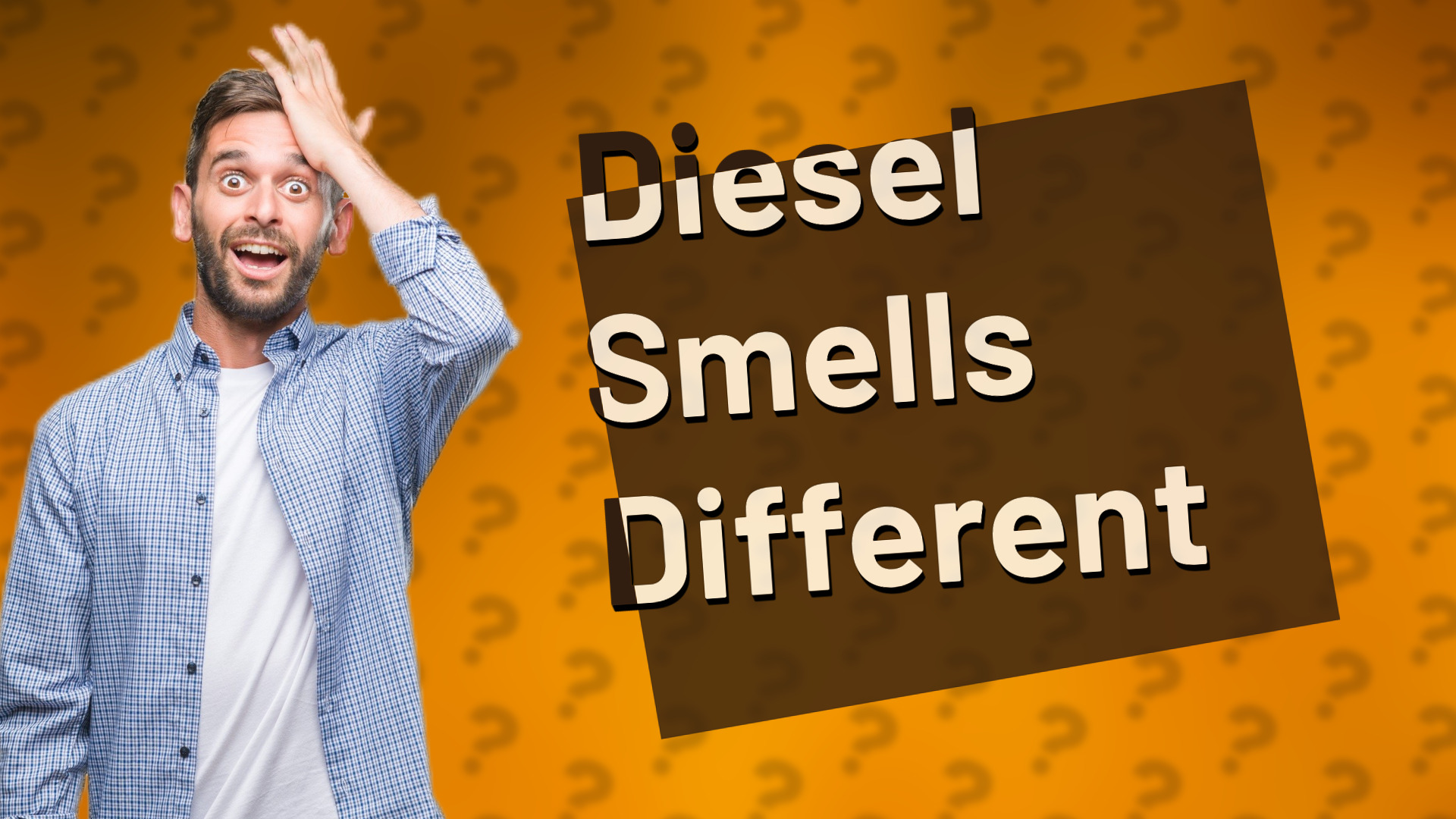 Diesel Smells Different