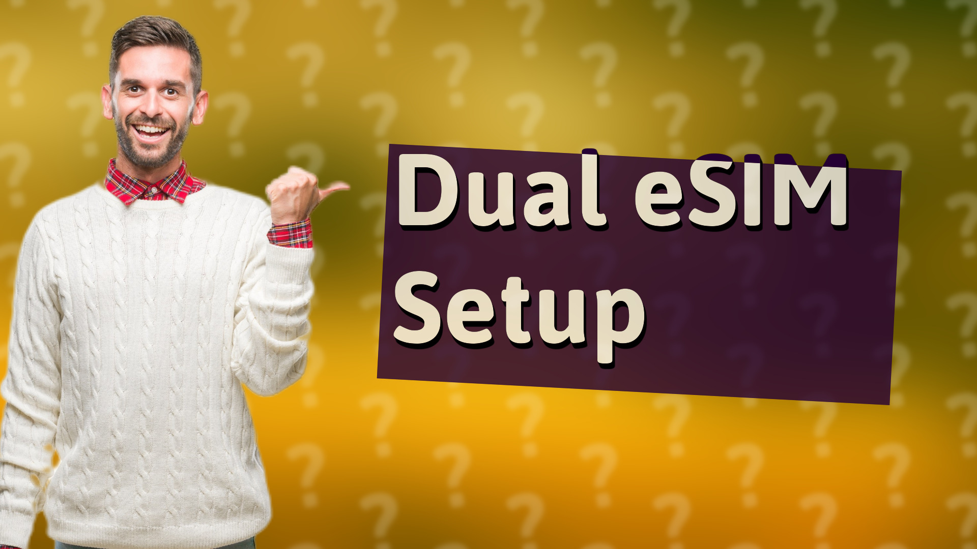 Dual eSIM Setup