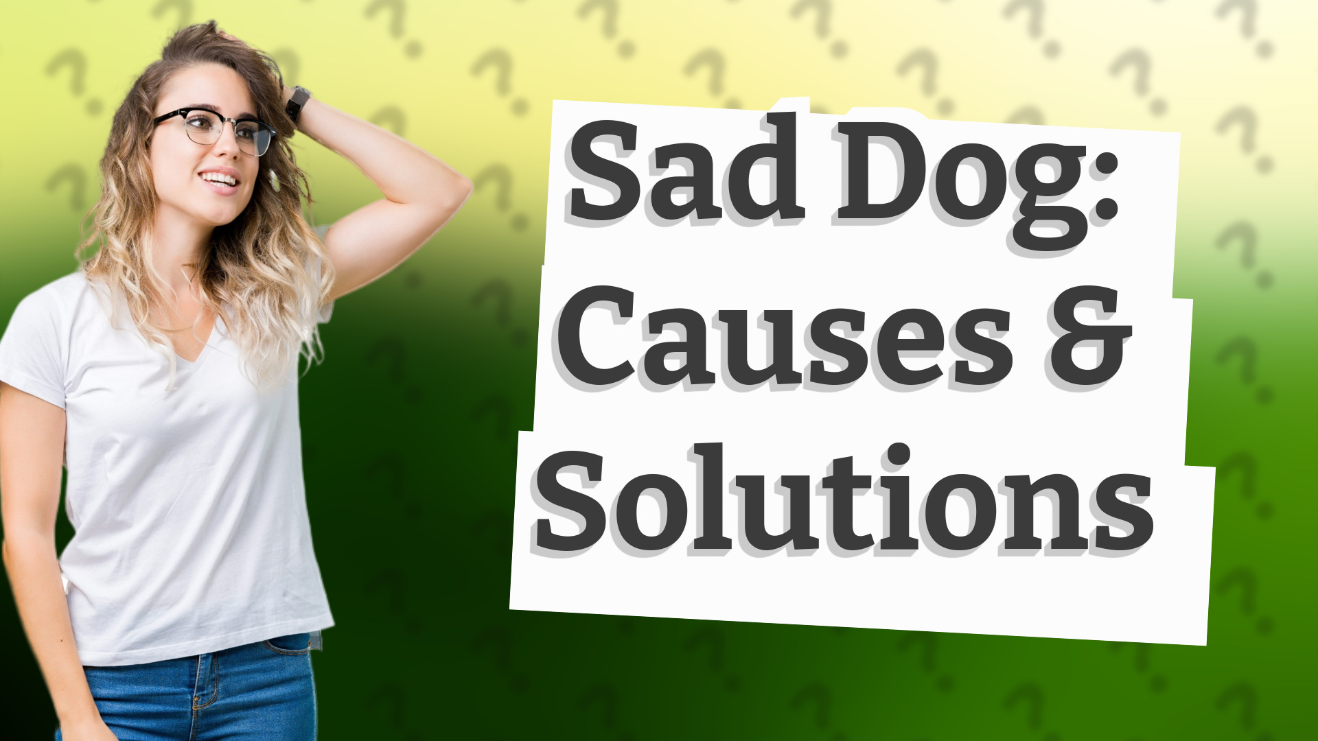 Sad Dog: Causes & Solutions