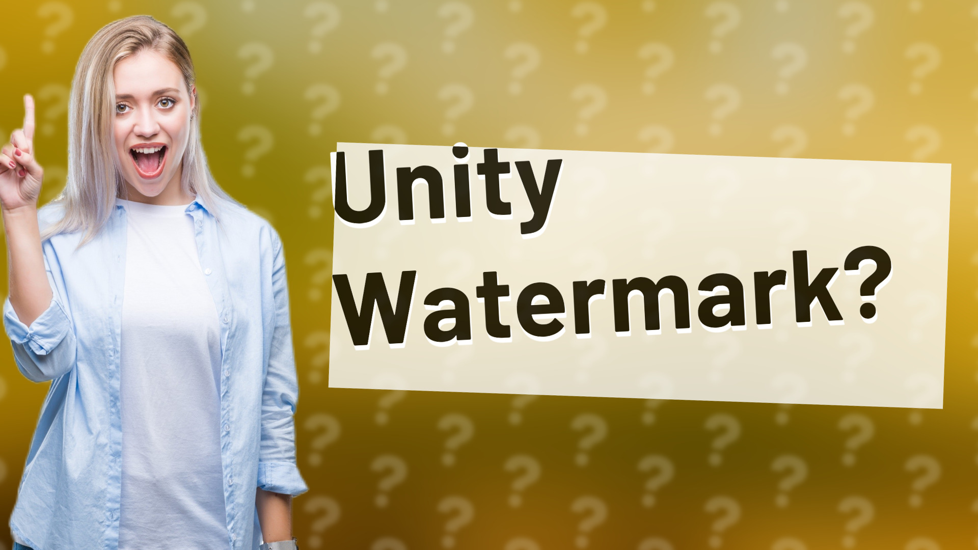Unity Watermark?