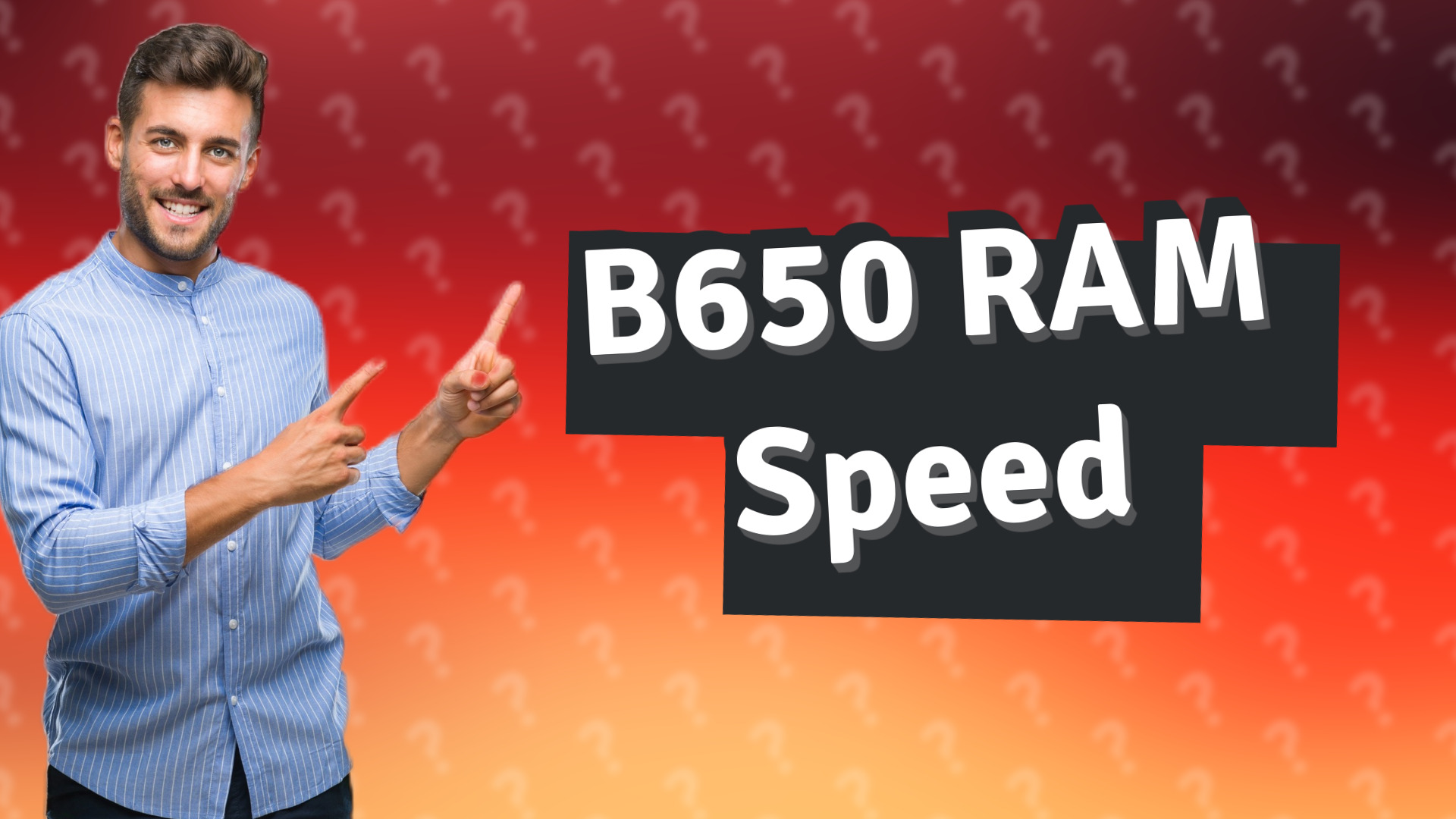 B650 RAM Speed