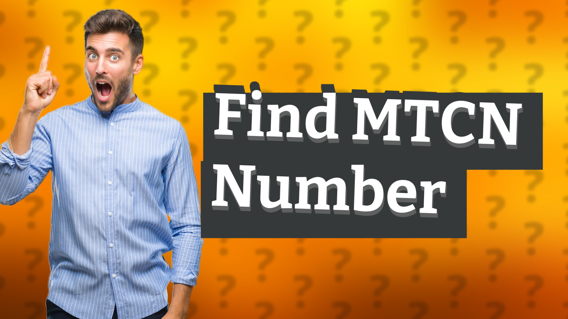 Find MTCN Number