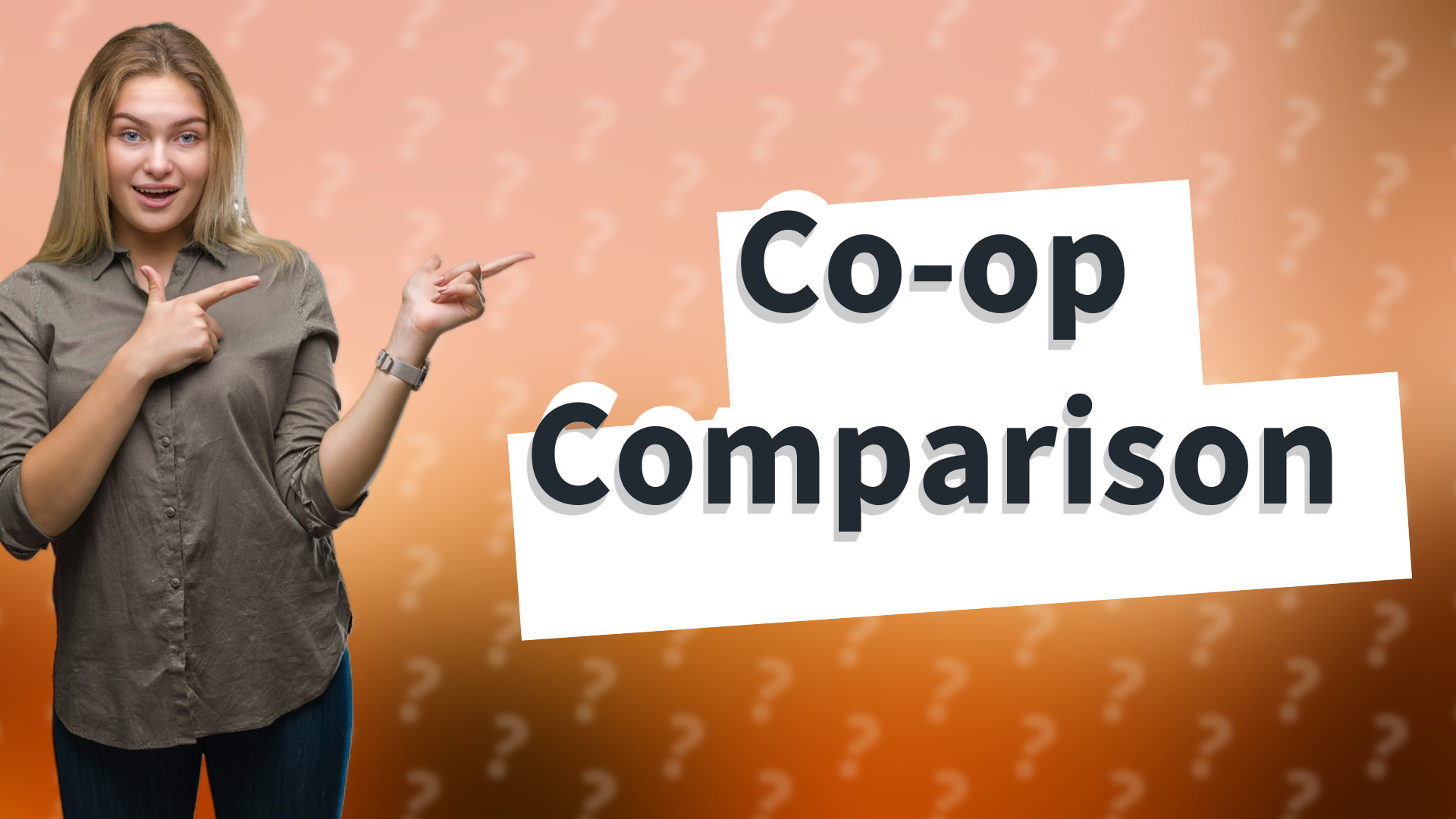 Co-op Comparison