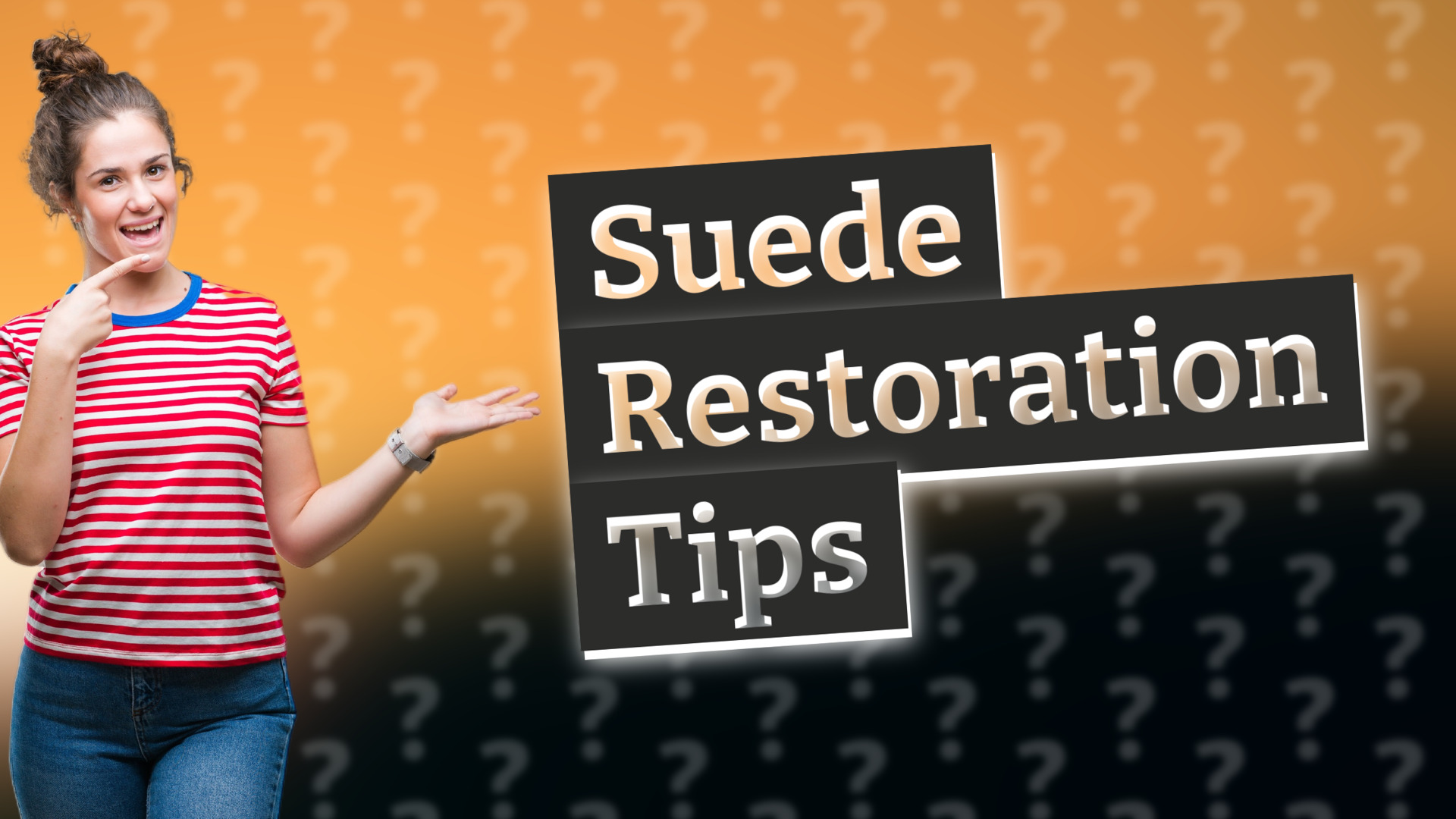 Suede Restoration Tips