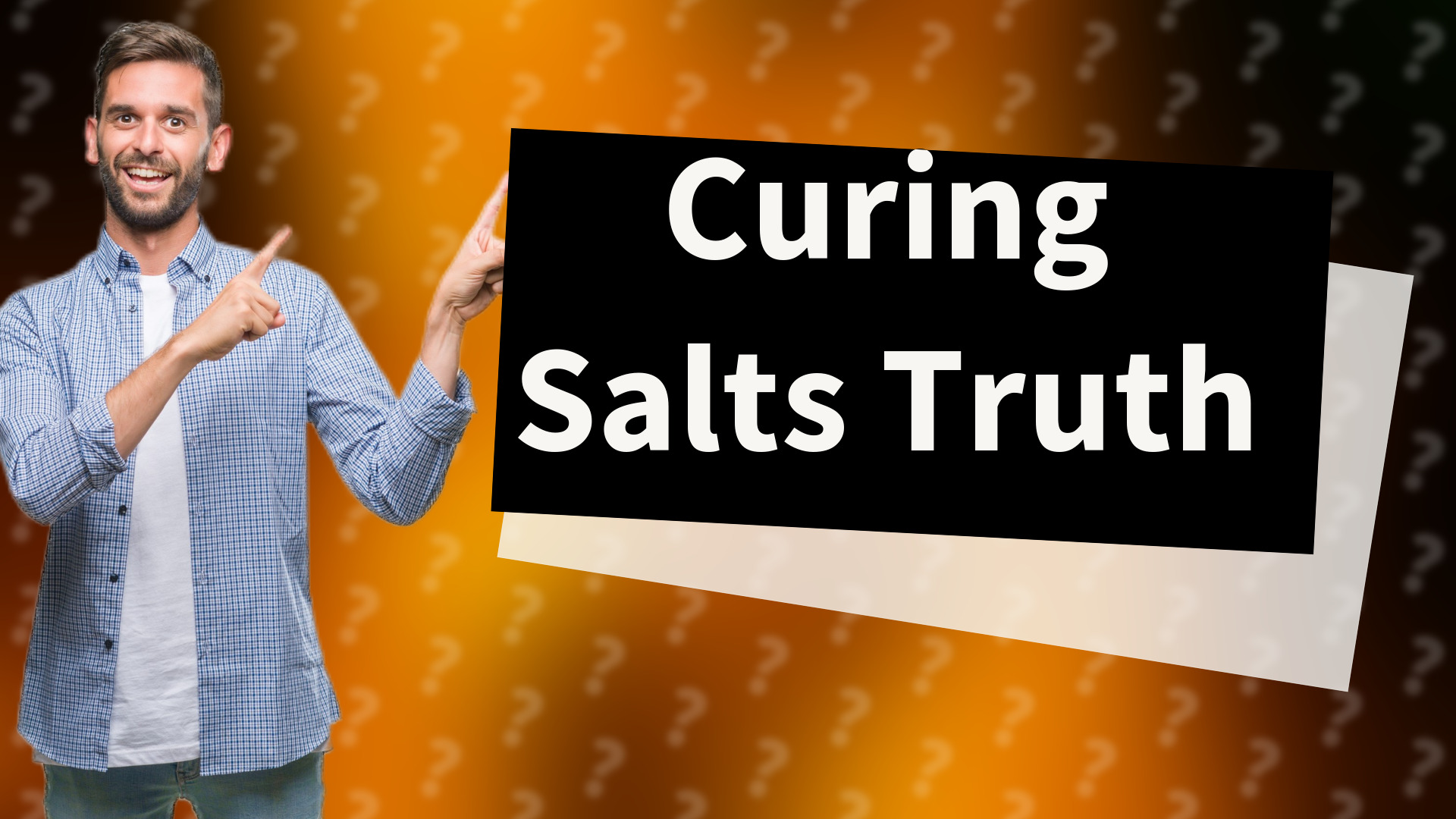 Curing Salts Truth