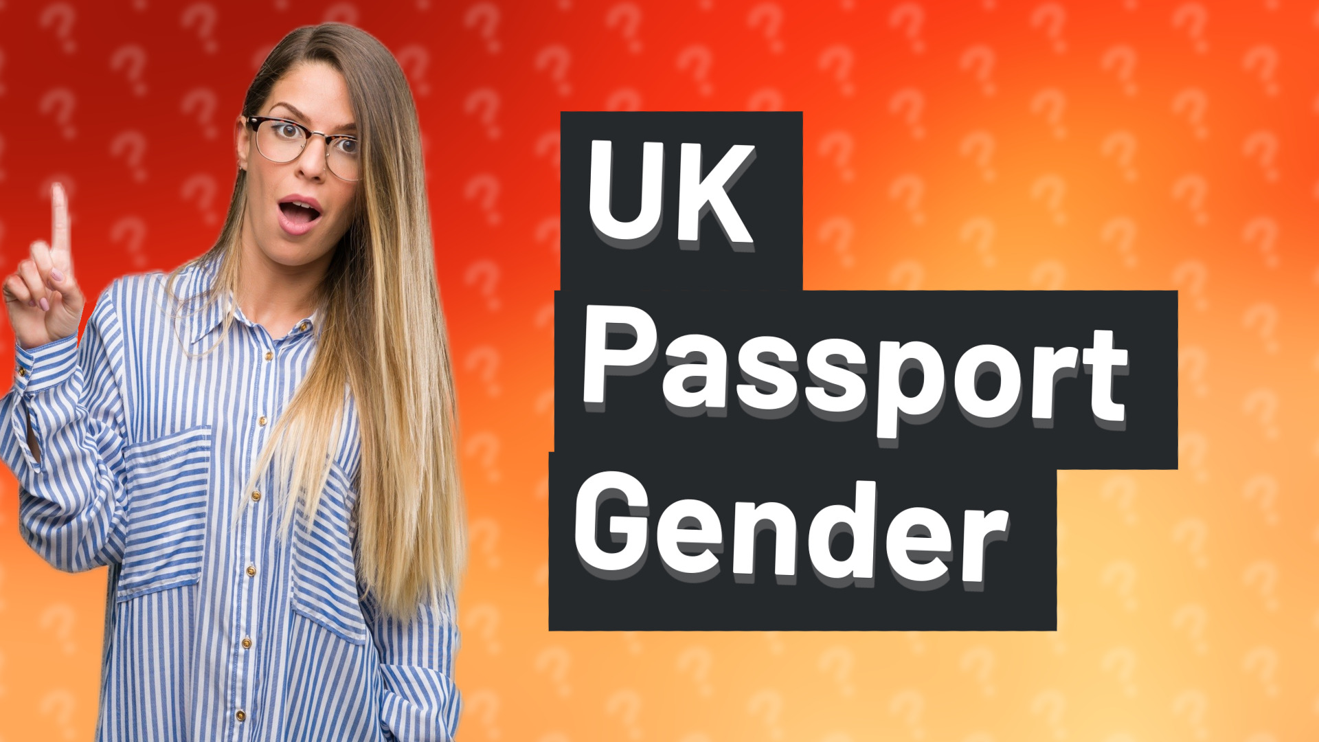 UK Passport Gender