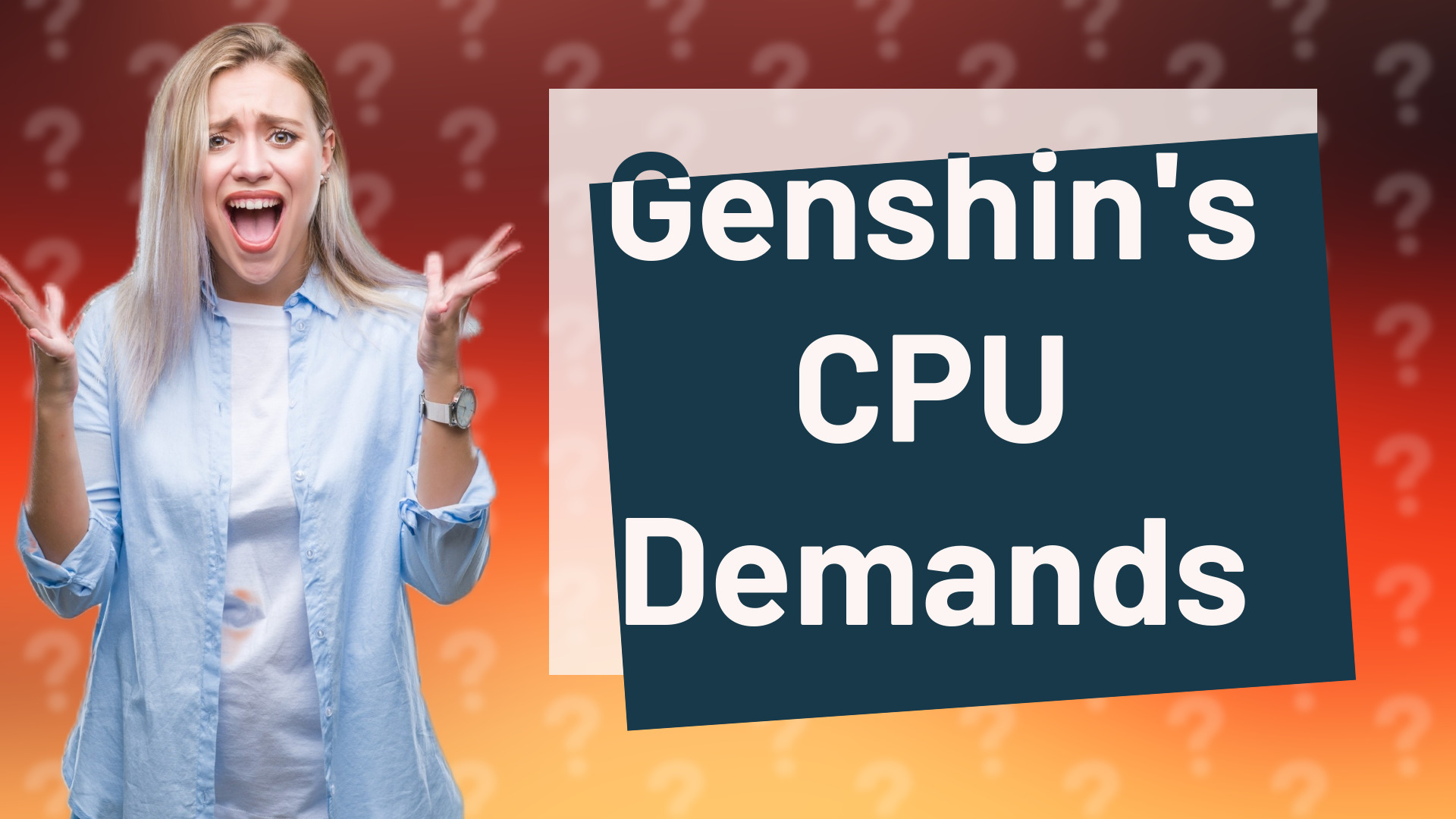 Genshin's CPU Demands