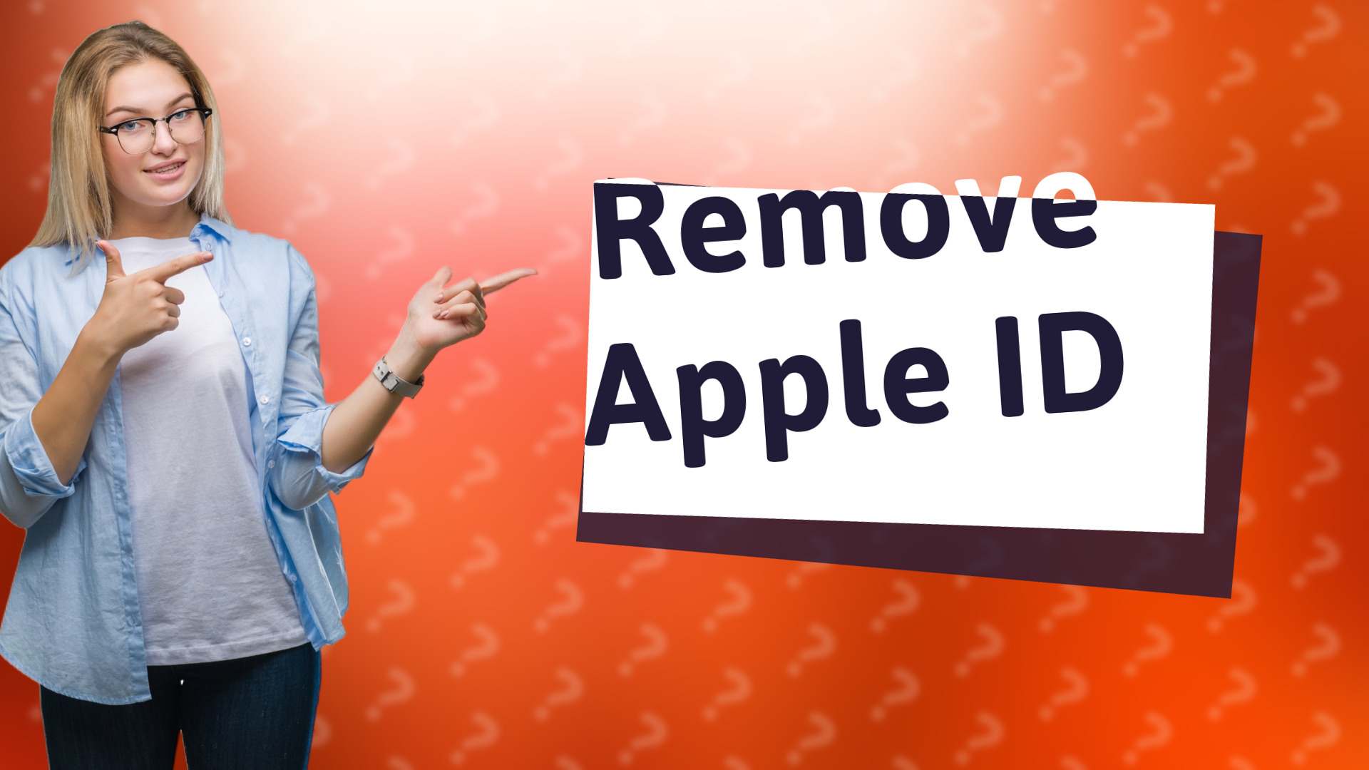 Remove Apple ID