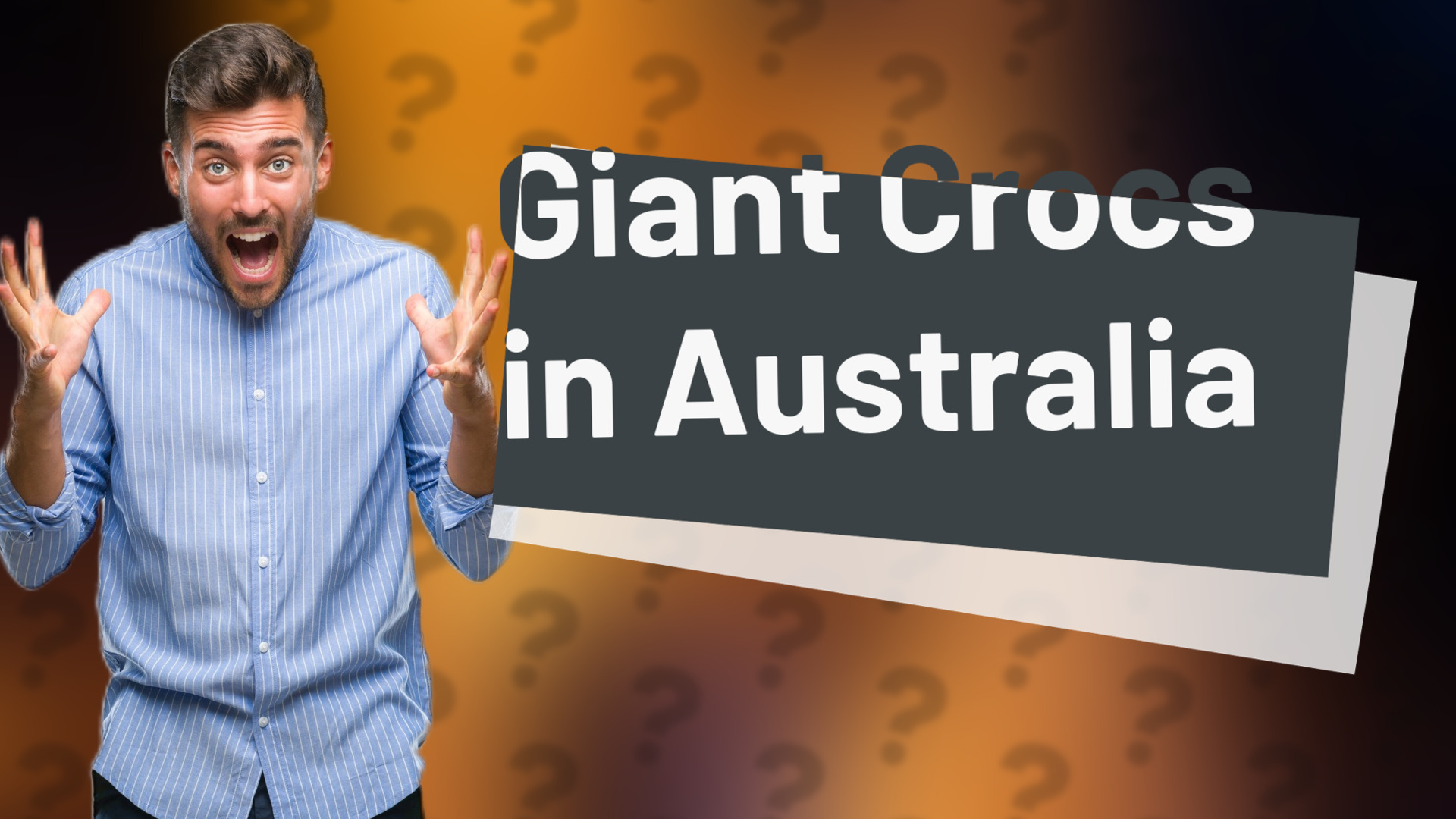 Giant Crocs in Australia