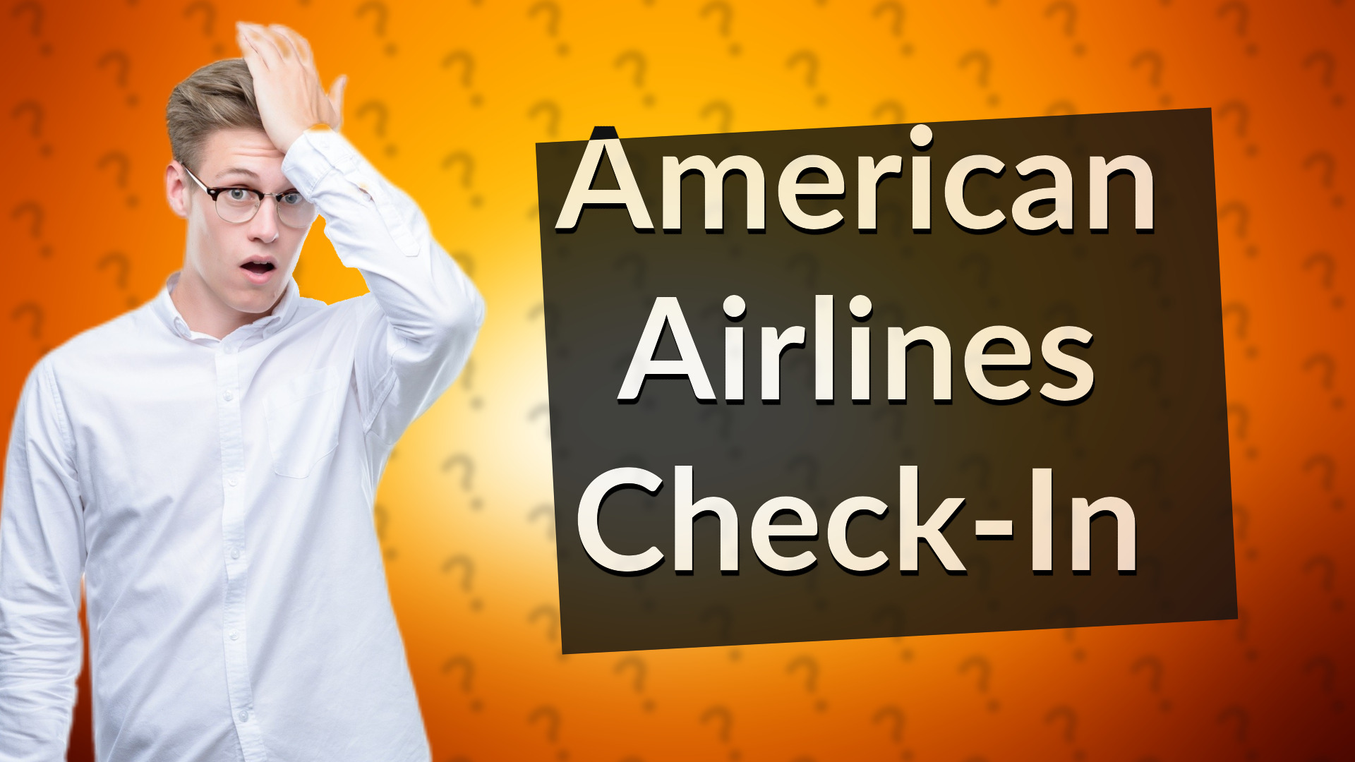 American Airlines Check-In