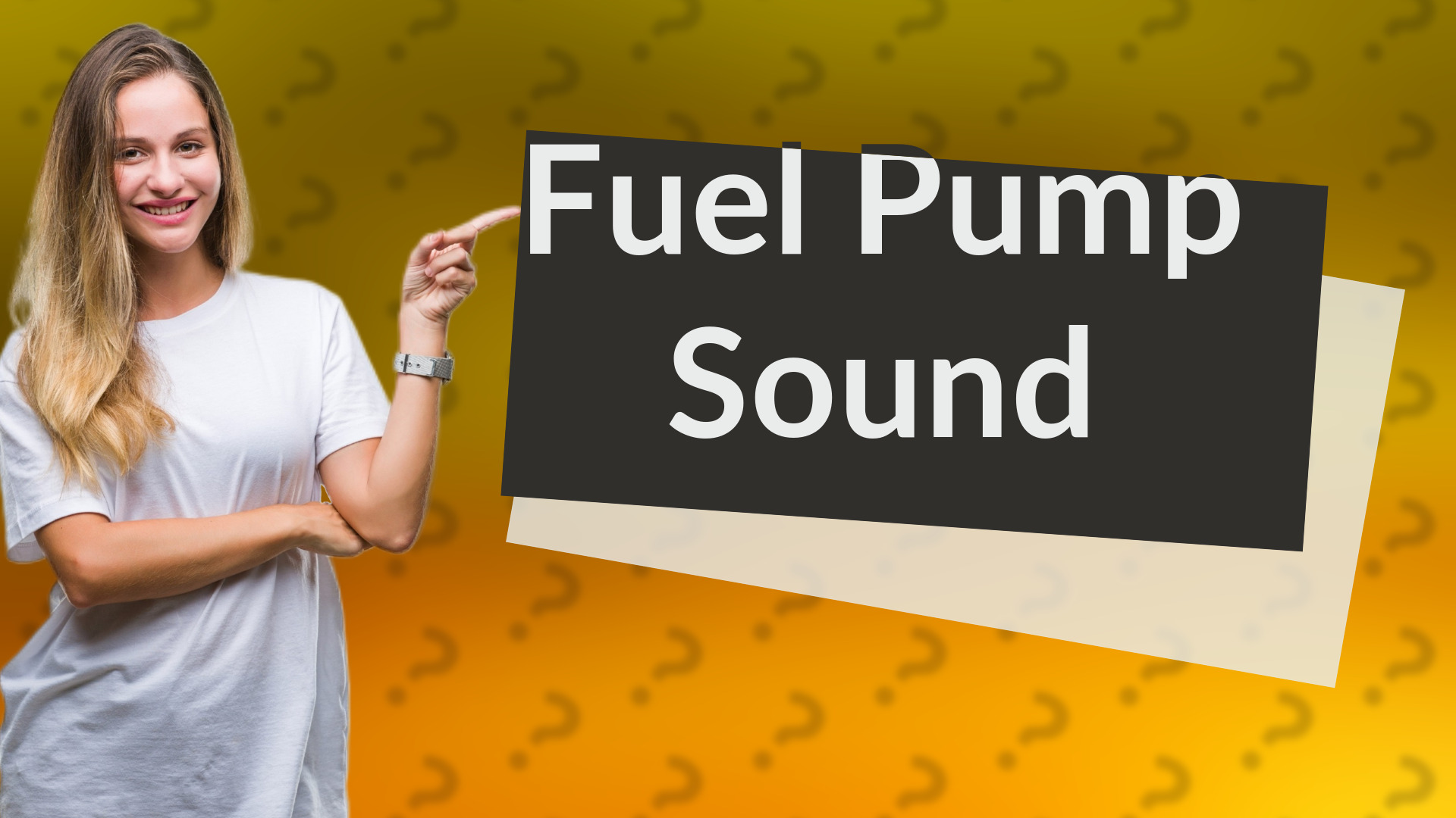 Fuel Pump Sound