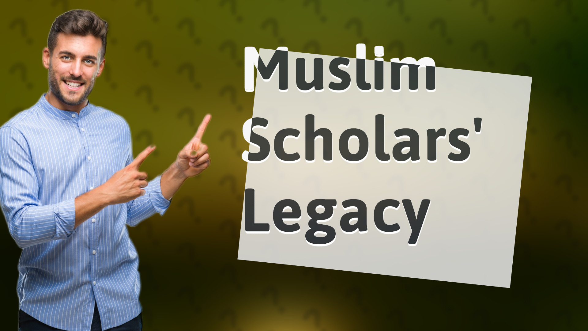Muslim Scholars' Legacy