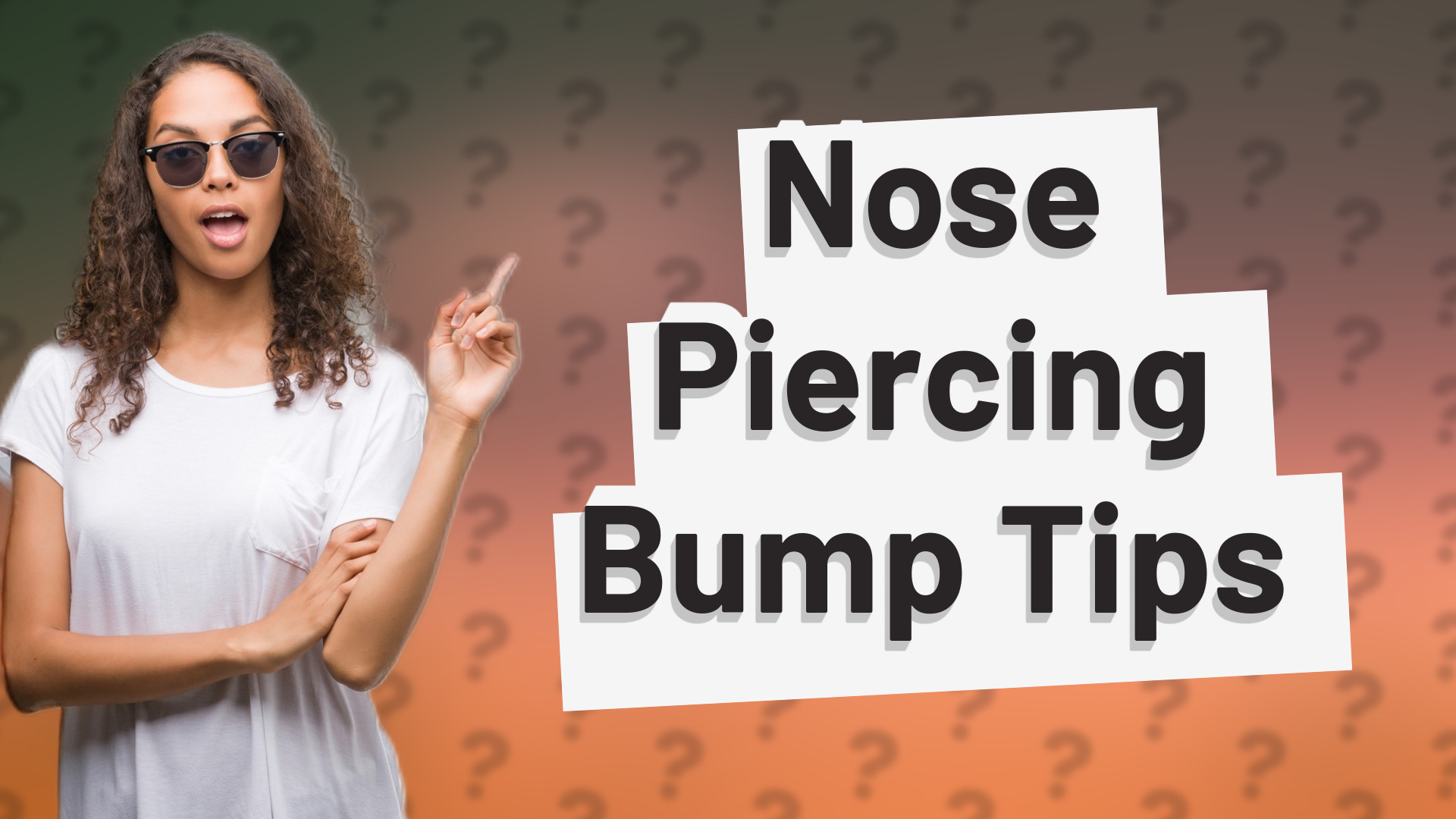 Nose Piercing Bump Tips