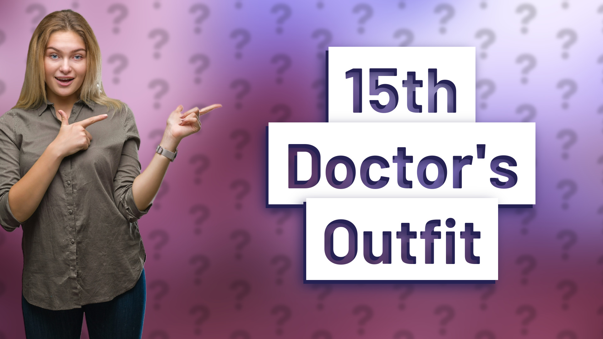 15th Doctor's Outfit