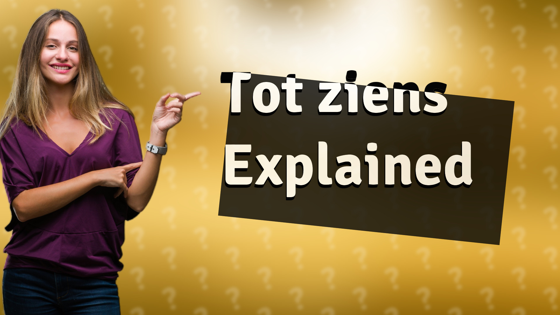 Tot ziens Explained
