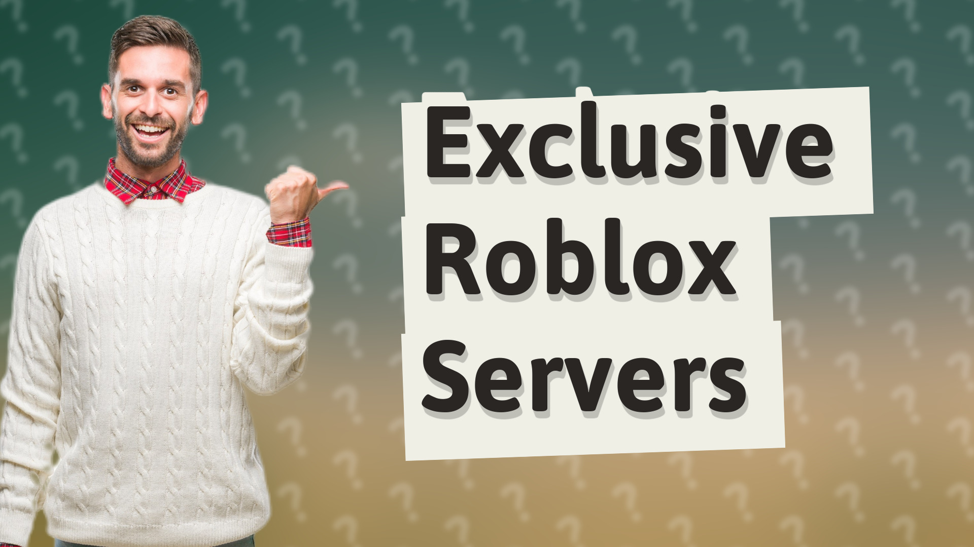 Exclusive Roblox Servers